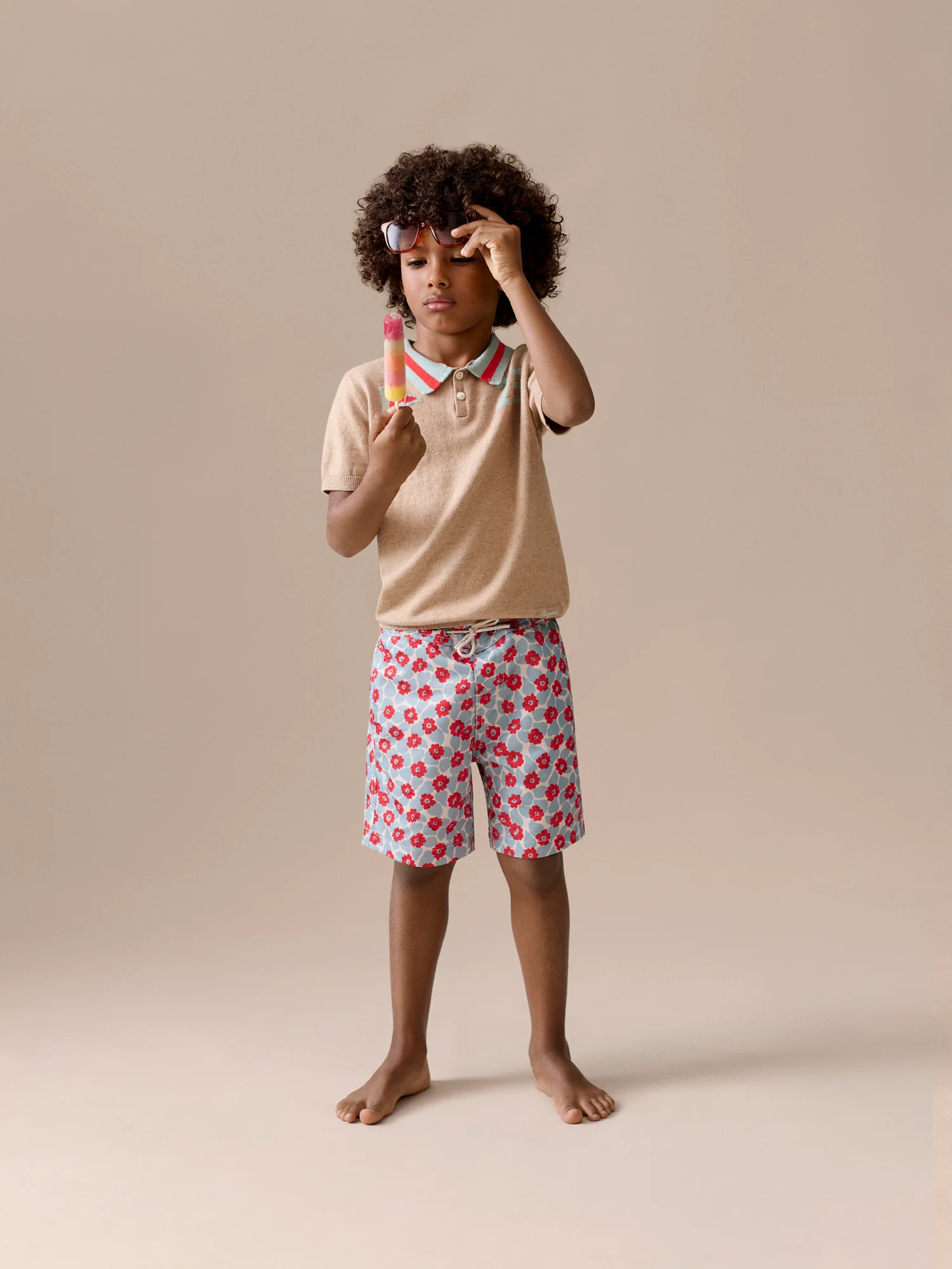 Ariel floral print swim shorts