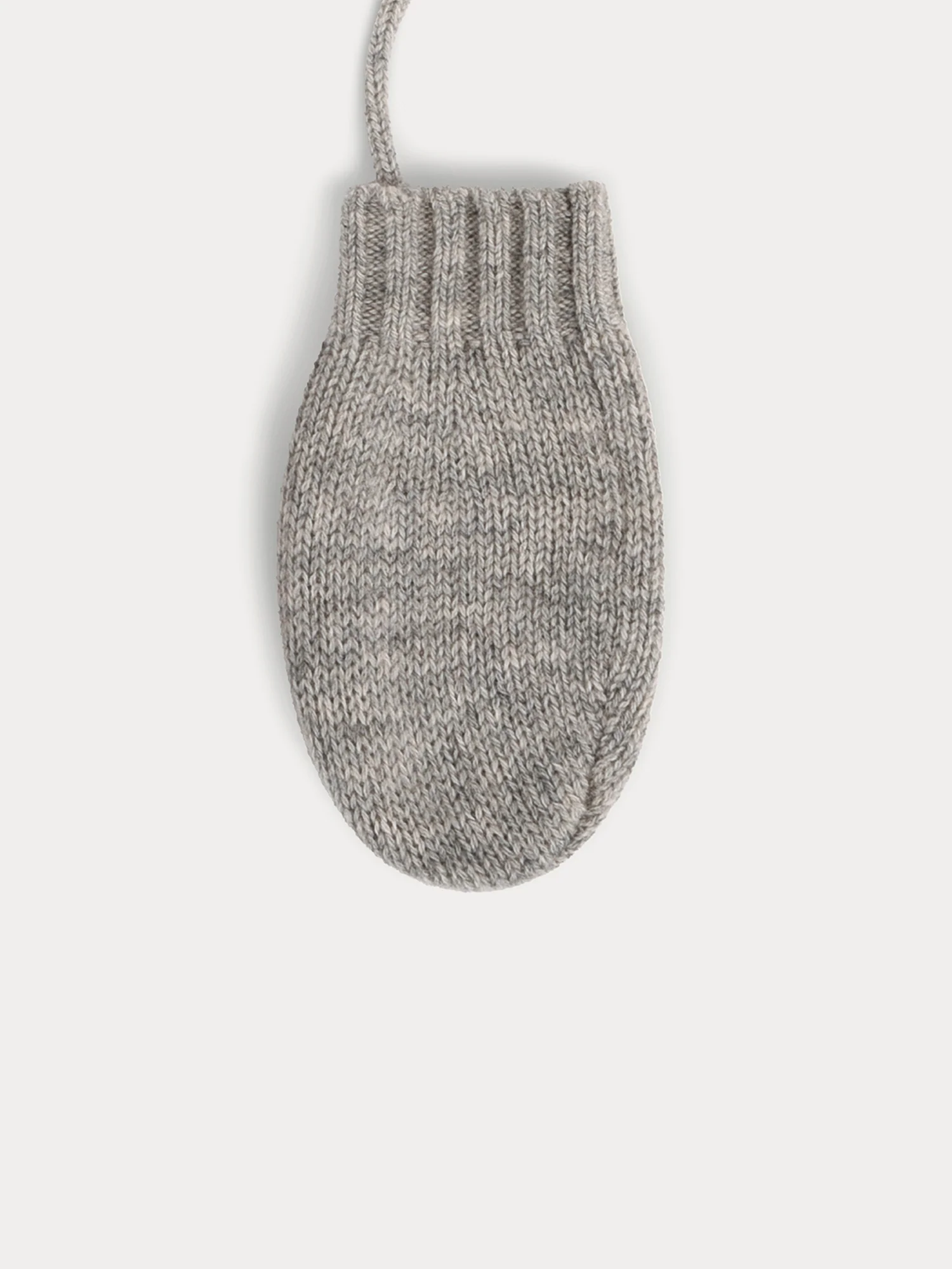Babies' mittens heathered gray - Image 2