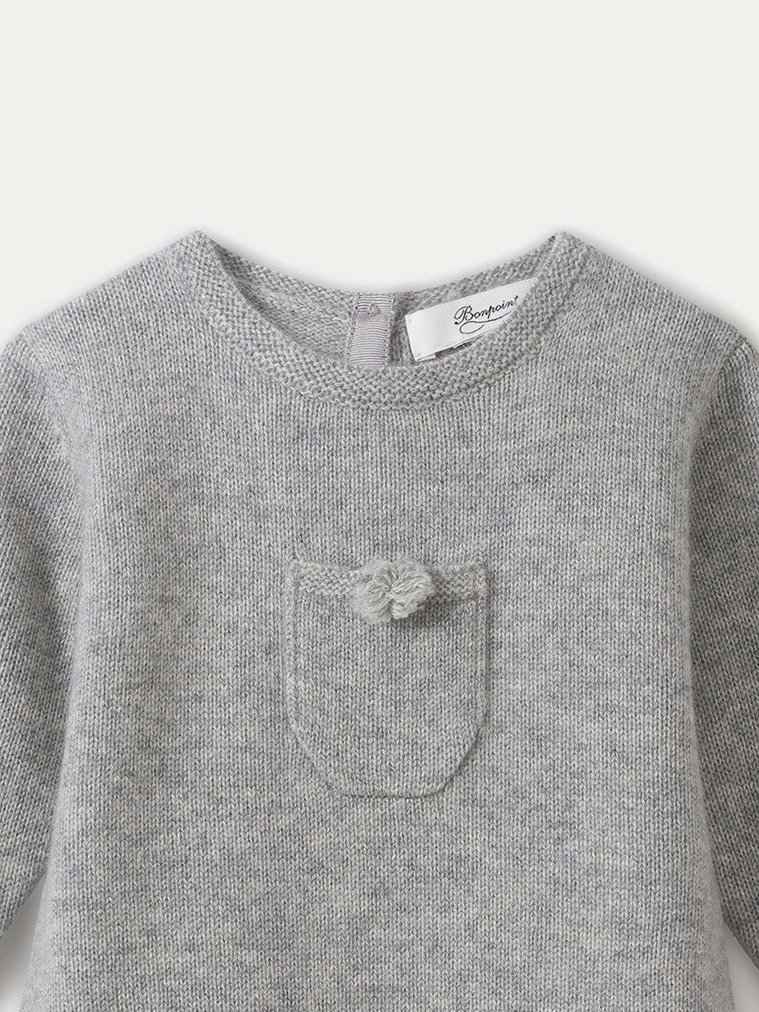 Babies' playsuit Heathered gray - Image 3