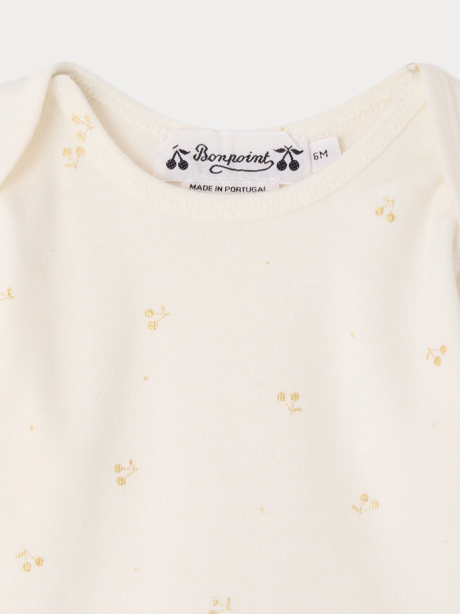 Babies' two-piece pajamas set gold - Image 3