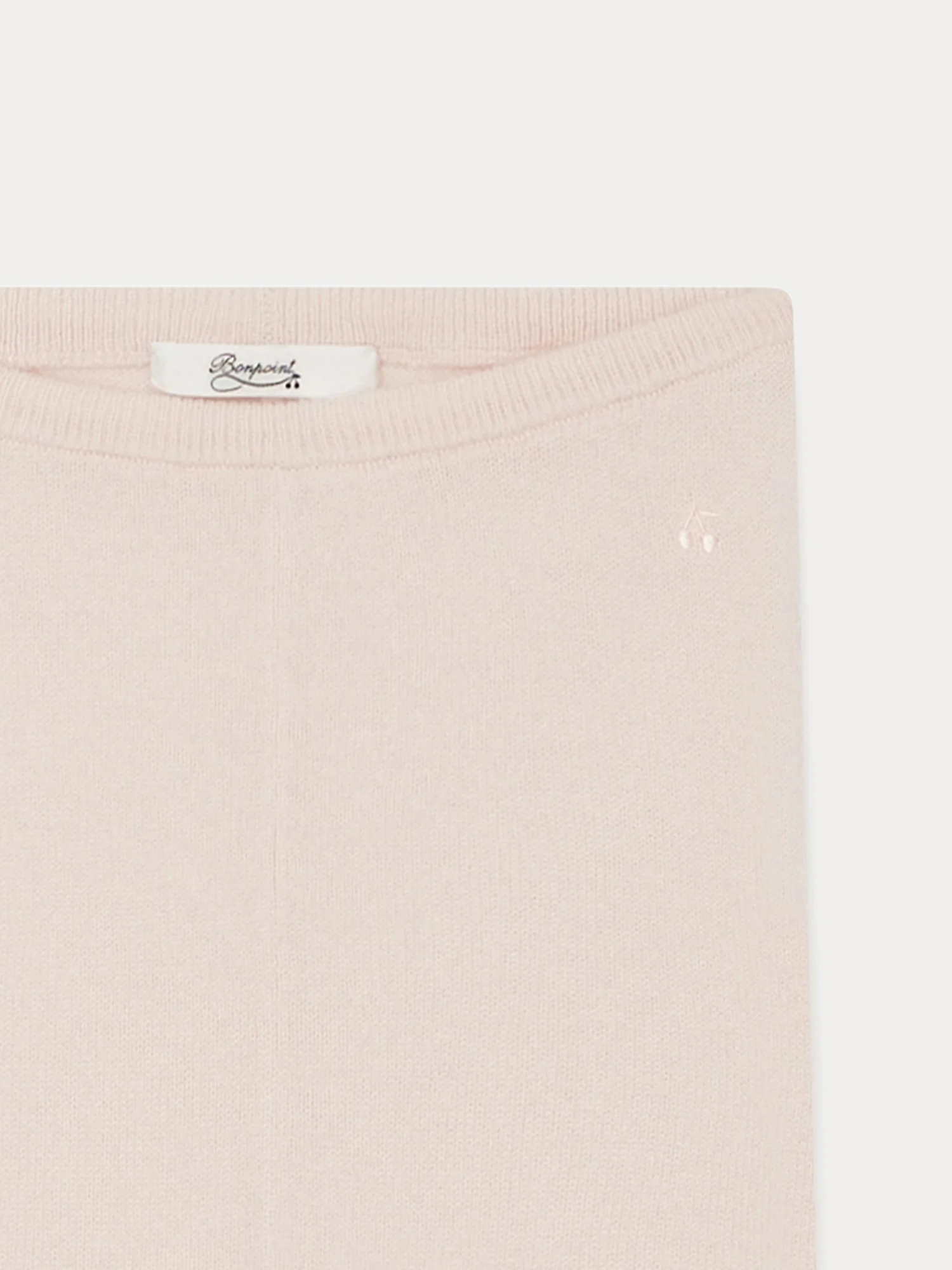 Baby cashmere leggings in pale pink - Image 3