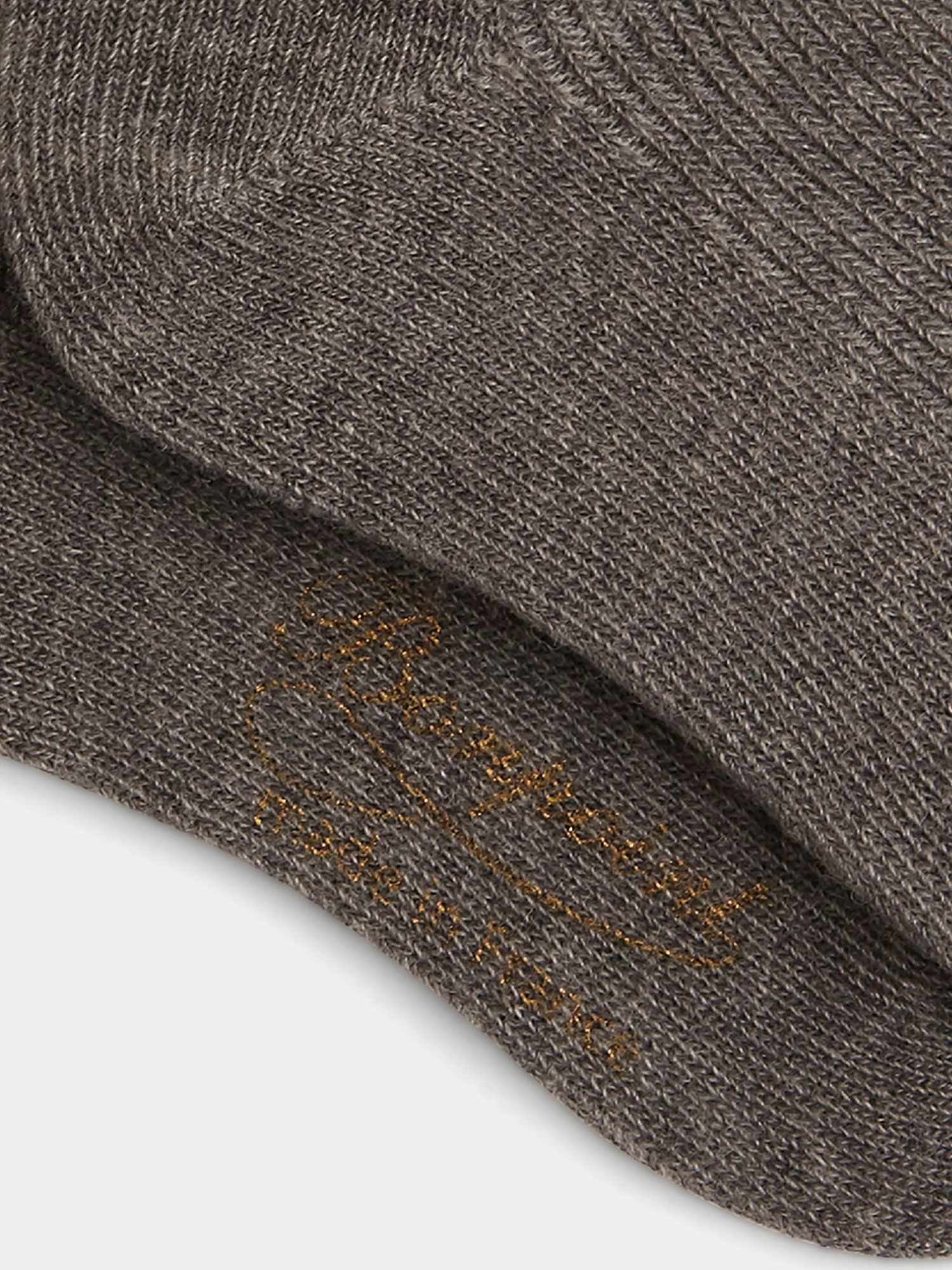 Baby Cotton and Cashmere Socks heathered gray - Image 2