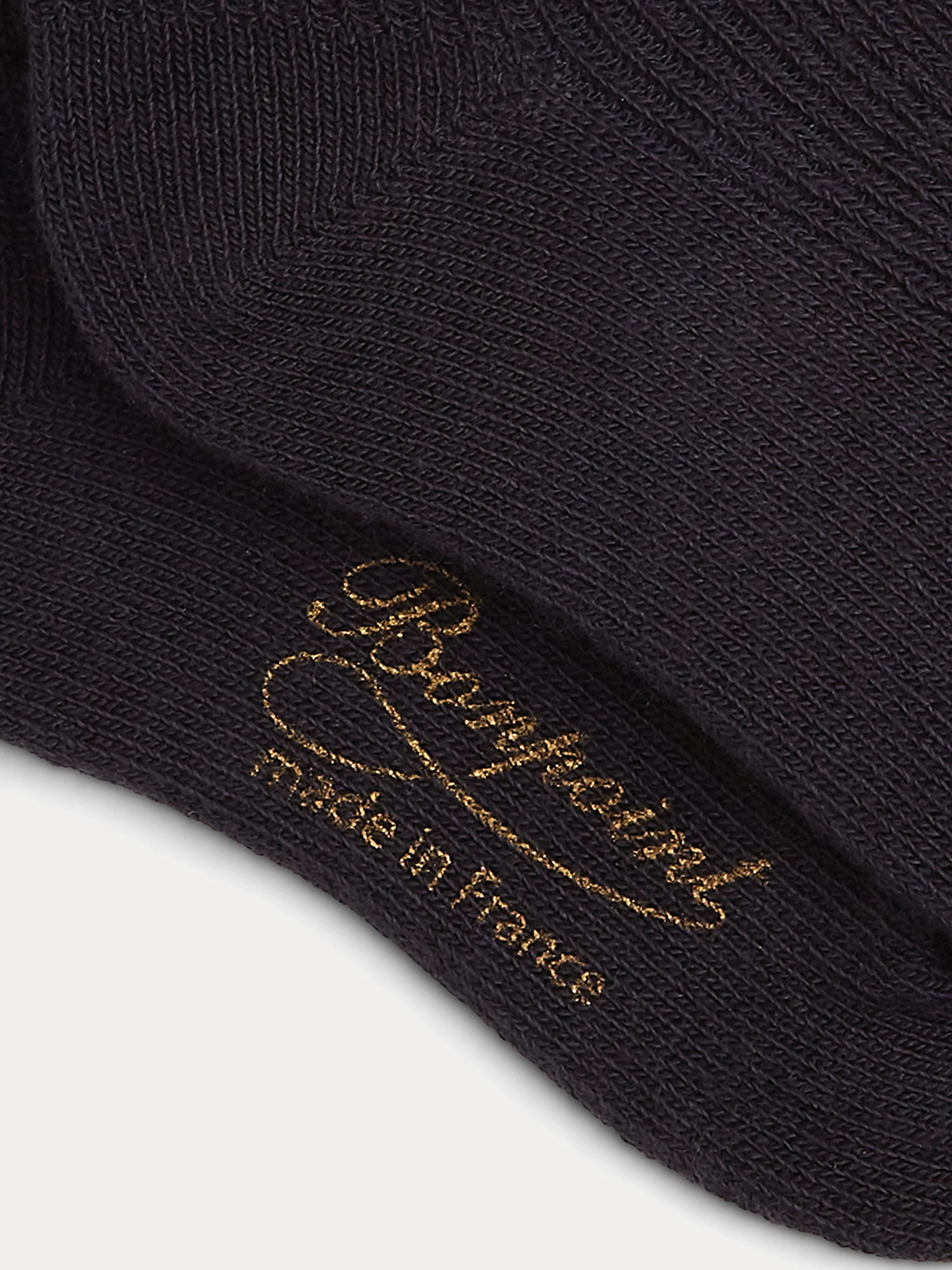 Baby Cotton and Cashmere Socks navy - Image 2