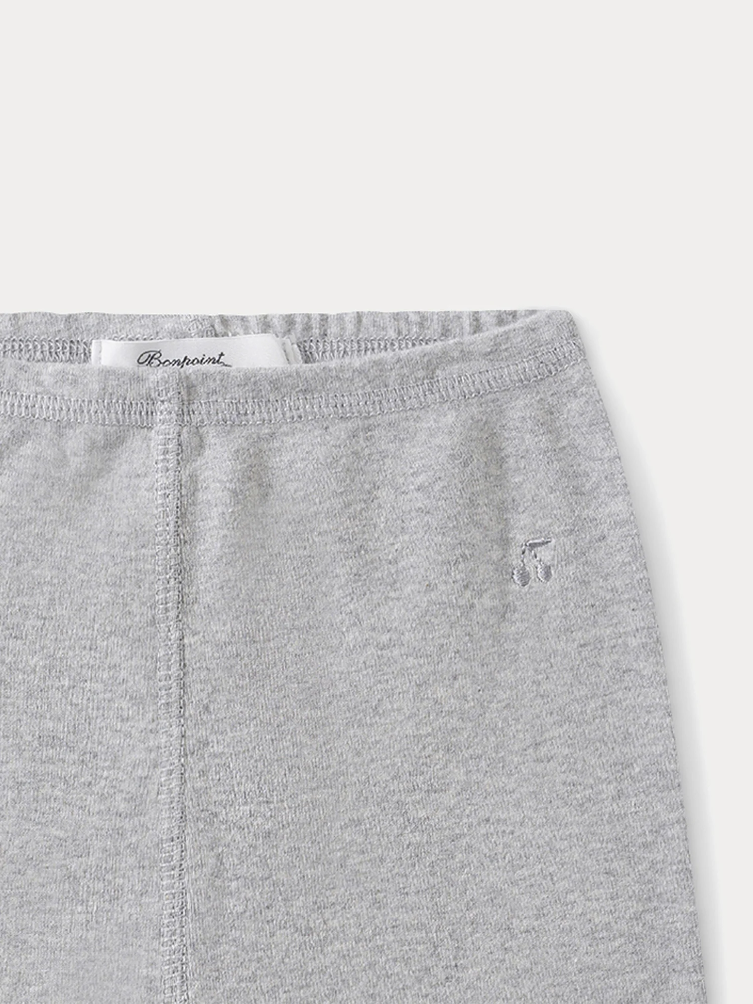 Baby leggings in grey organic cotton - Image 3