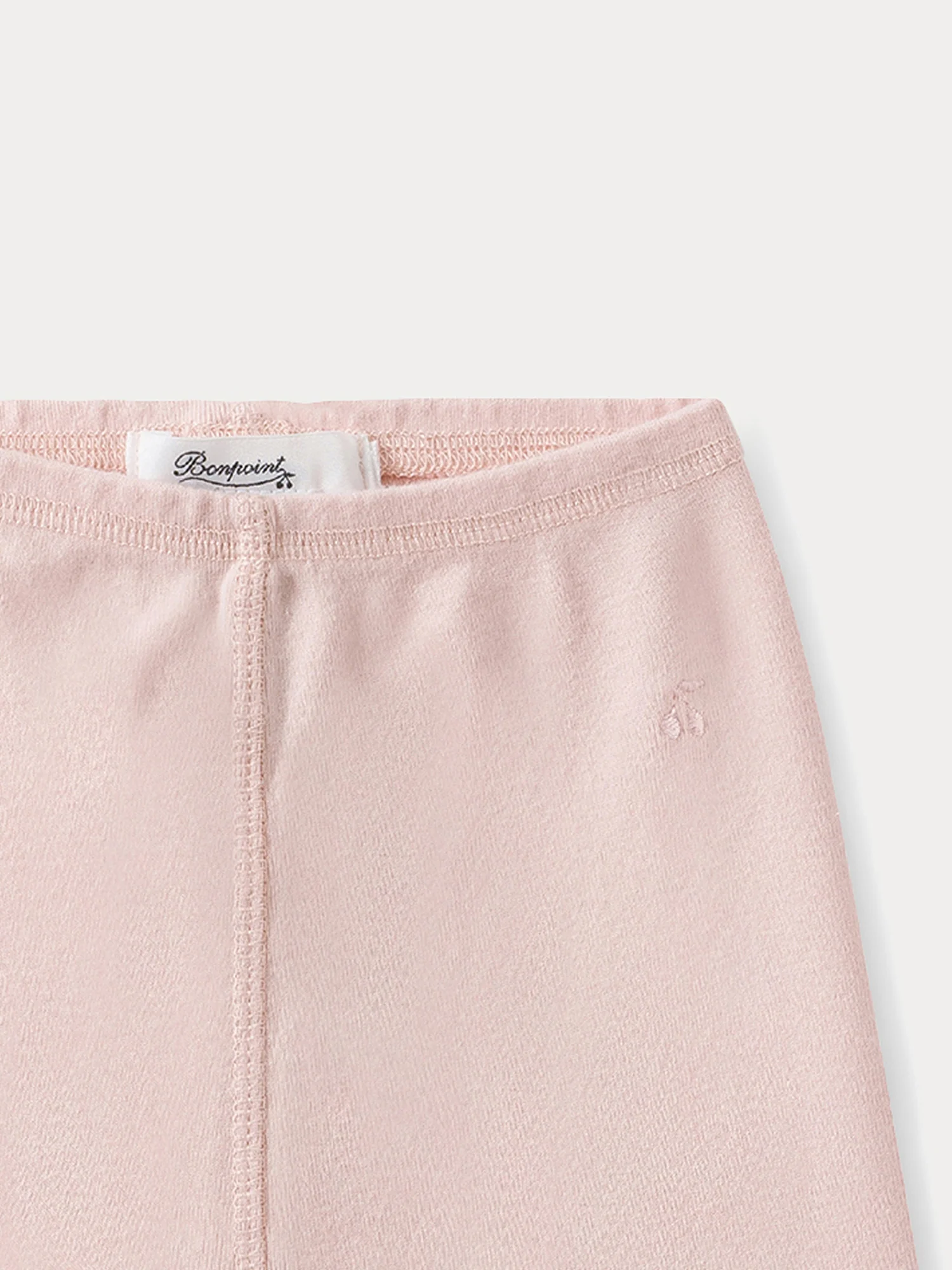 Baby leggings in pink organic cotton - Image 3