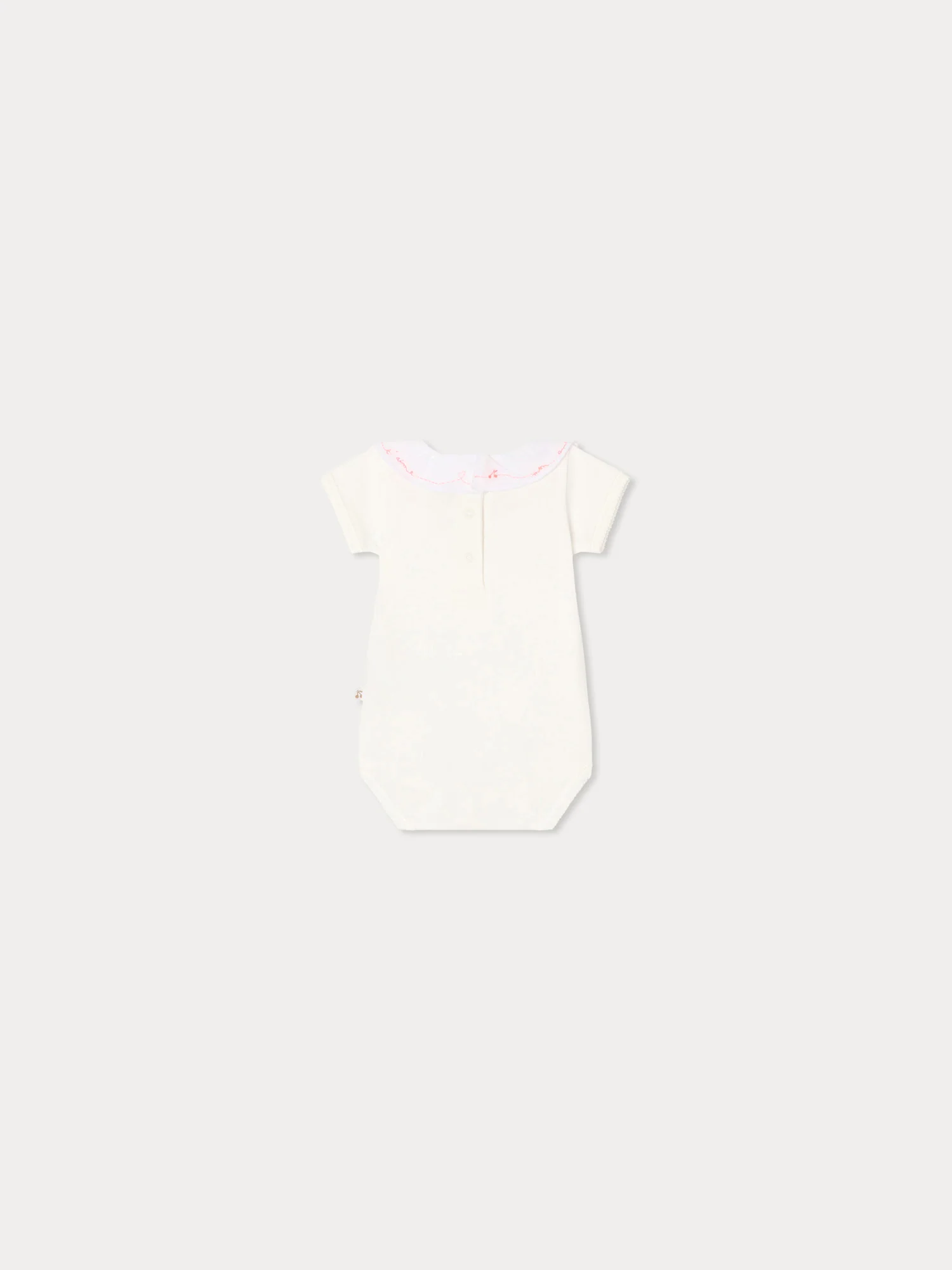 Body June Je t'aime hand-embroidered in organic cotton - Image 3