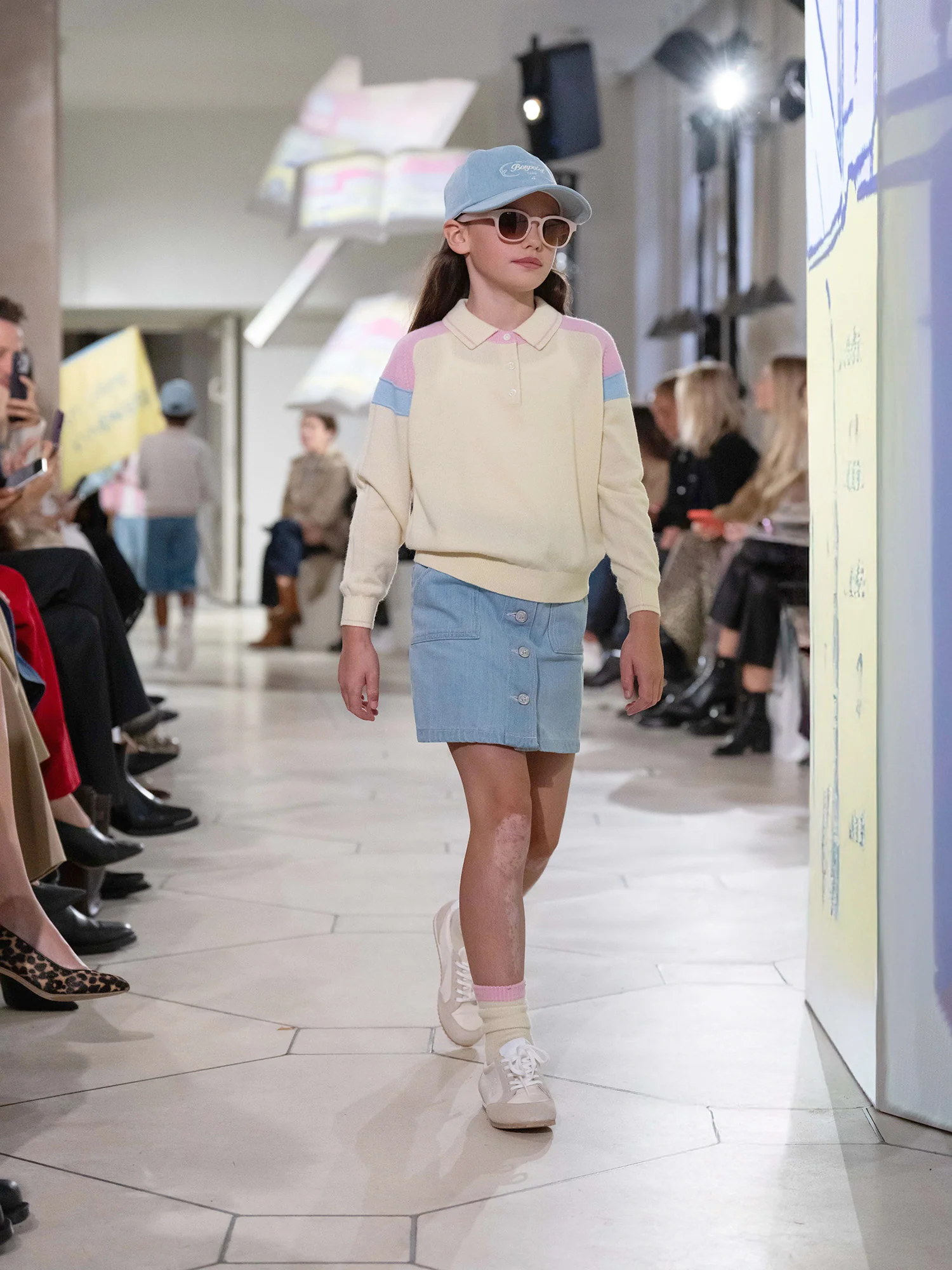 Bonpoint x Guest in Residence Dexie denim skirt with embroidery - Image 4