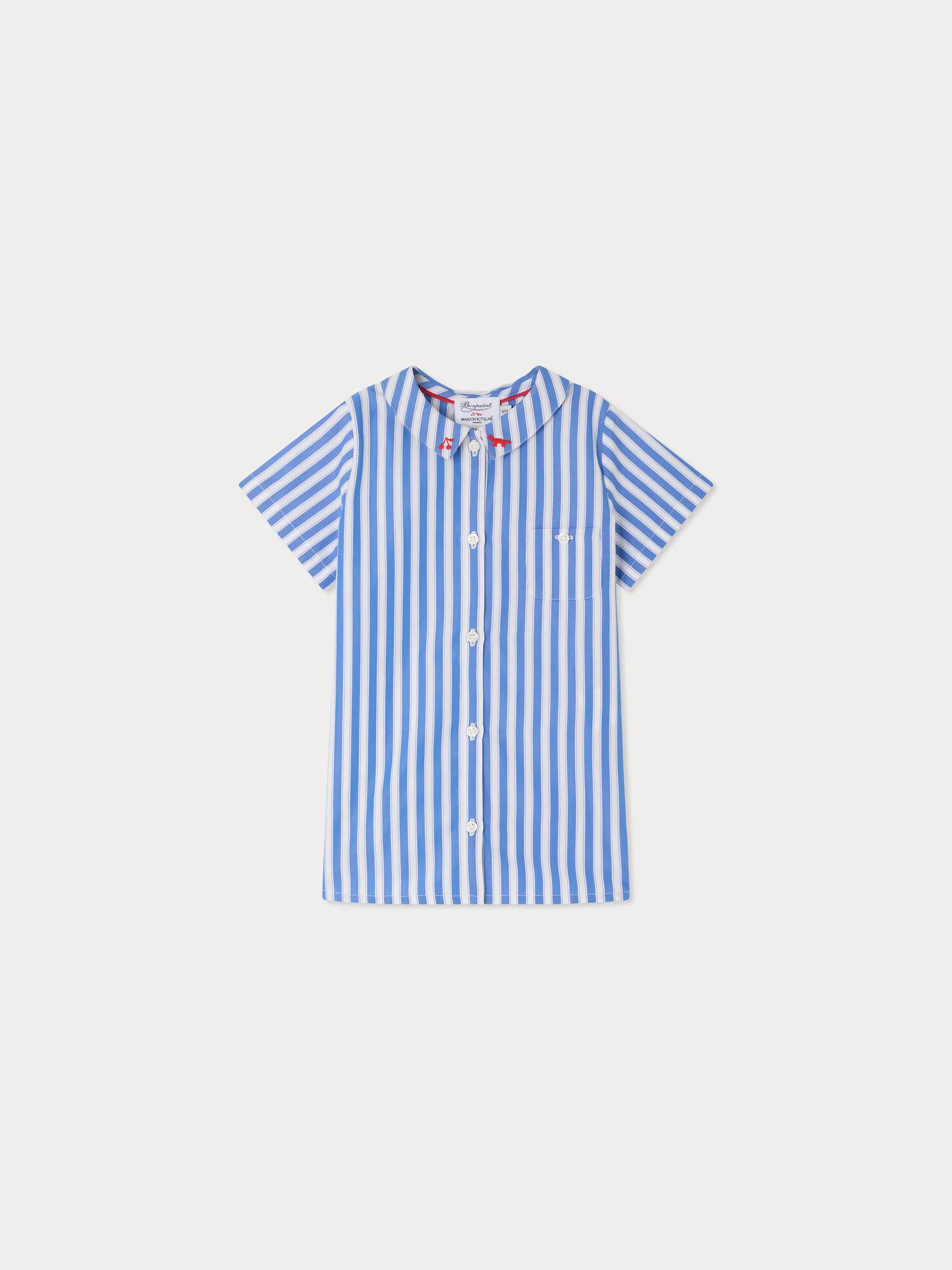 Bonpoint x Maison Kitsuné Lydiah dress in organic cotton - Image 2