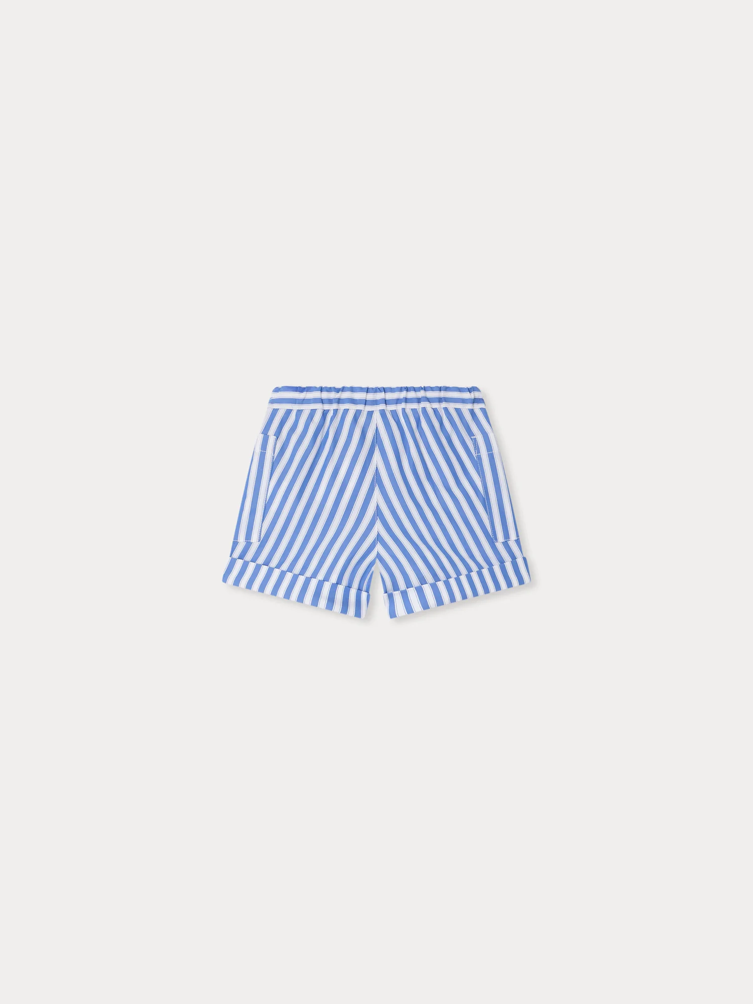 Bonpoint x Maison Kitsuné Nateo embroidered shorts in organic cotton - Image 3