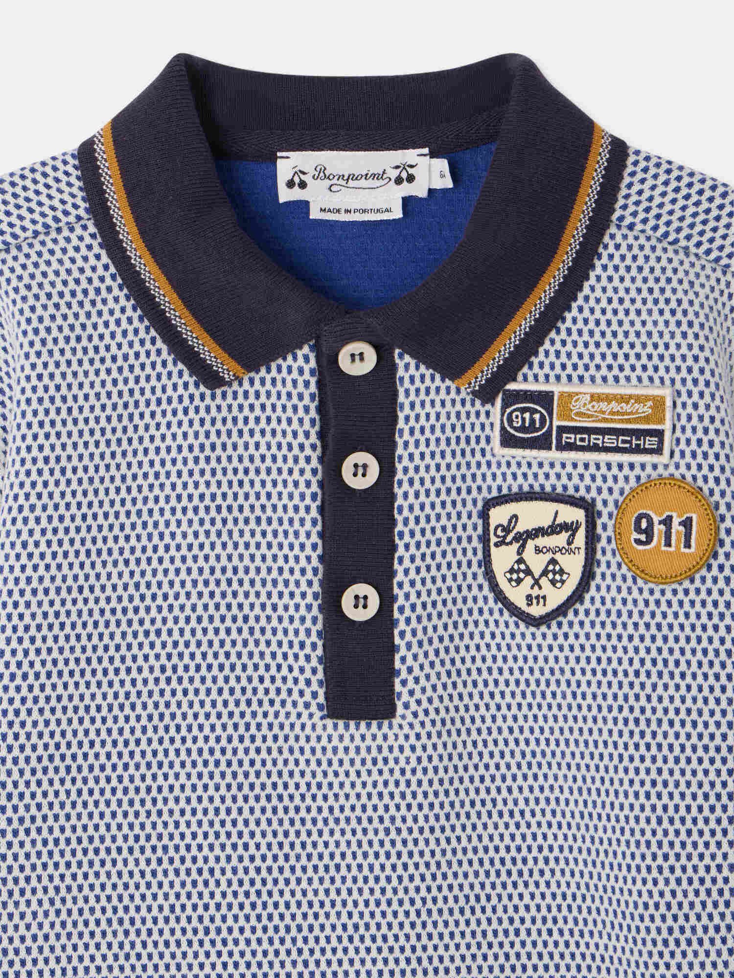 Bonpoint x Porsche Edric polo shirt in organic cotton - Image 3