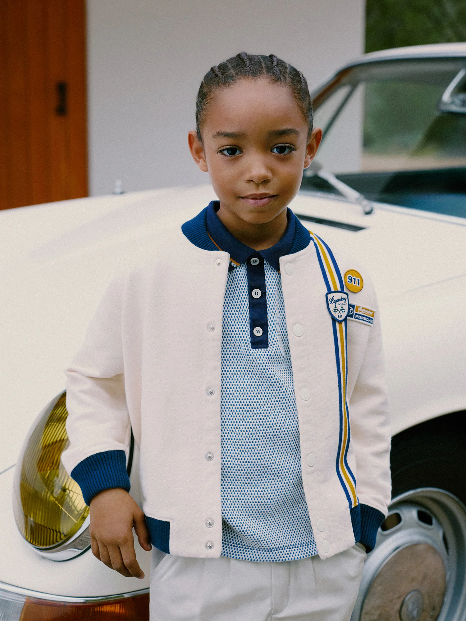 Bonpoint x Porsche Edric polo shirt in organic cotton - Image 4