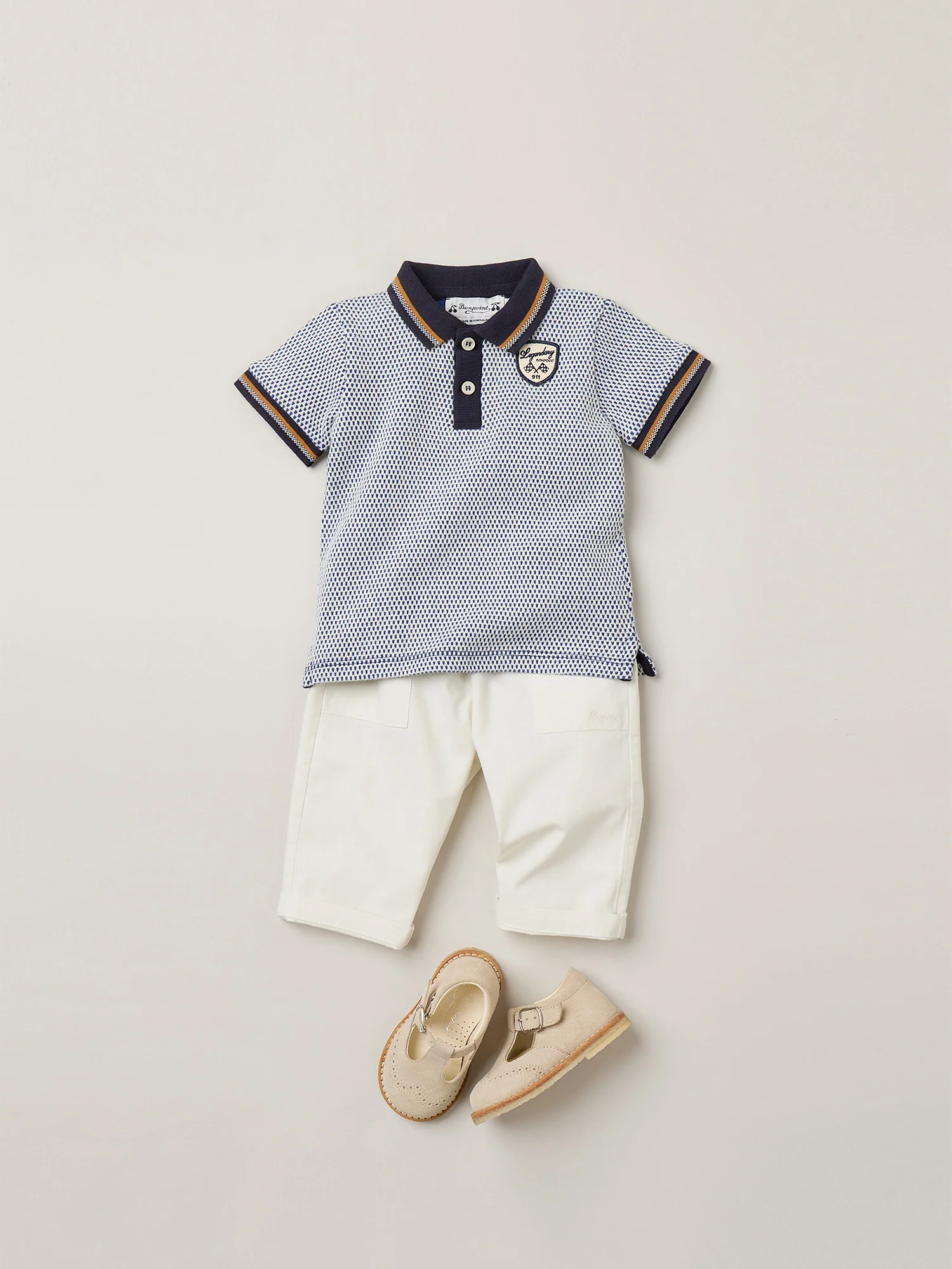 Bonpoint x Porsche Finn polo shirt in organic cotton