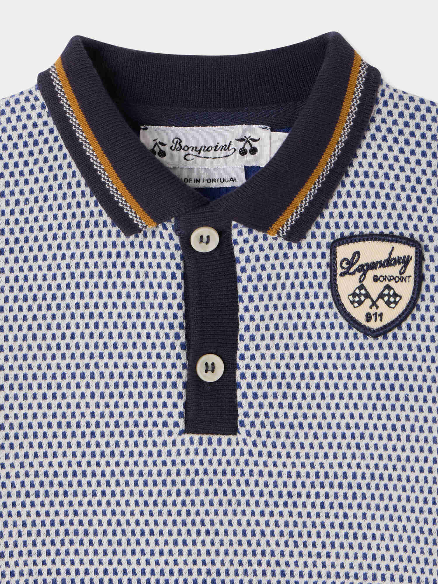Bonpoint x Porsche Finn polo shirt in organic cotton - Image 4