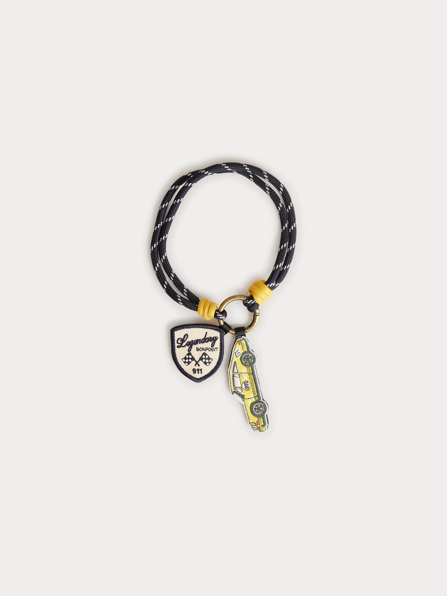 Bonpoint x Porsche Leather Wool Key Ring