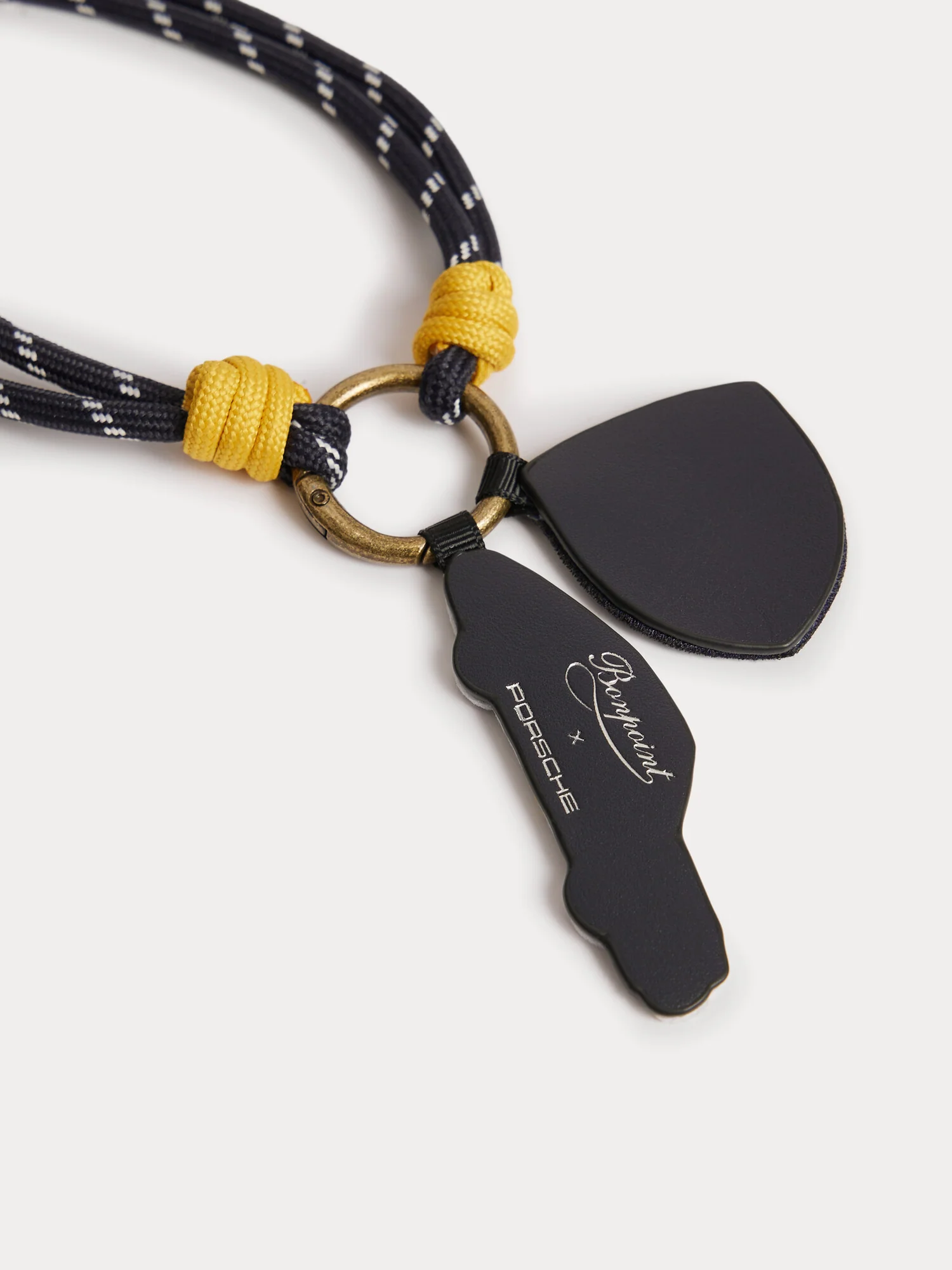 Bonpoint x Porsche Leather Wool Key Ring - Image 4