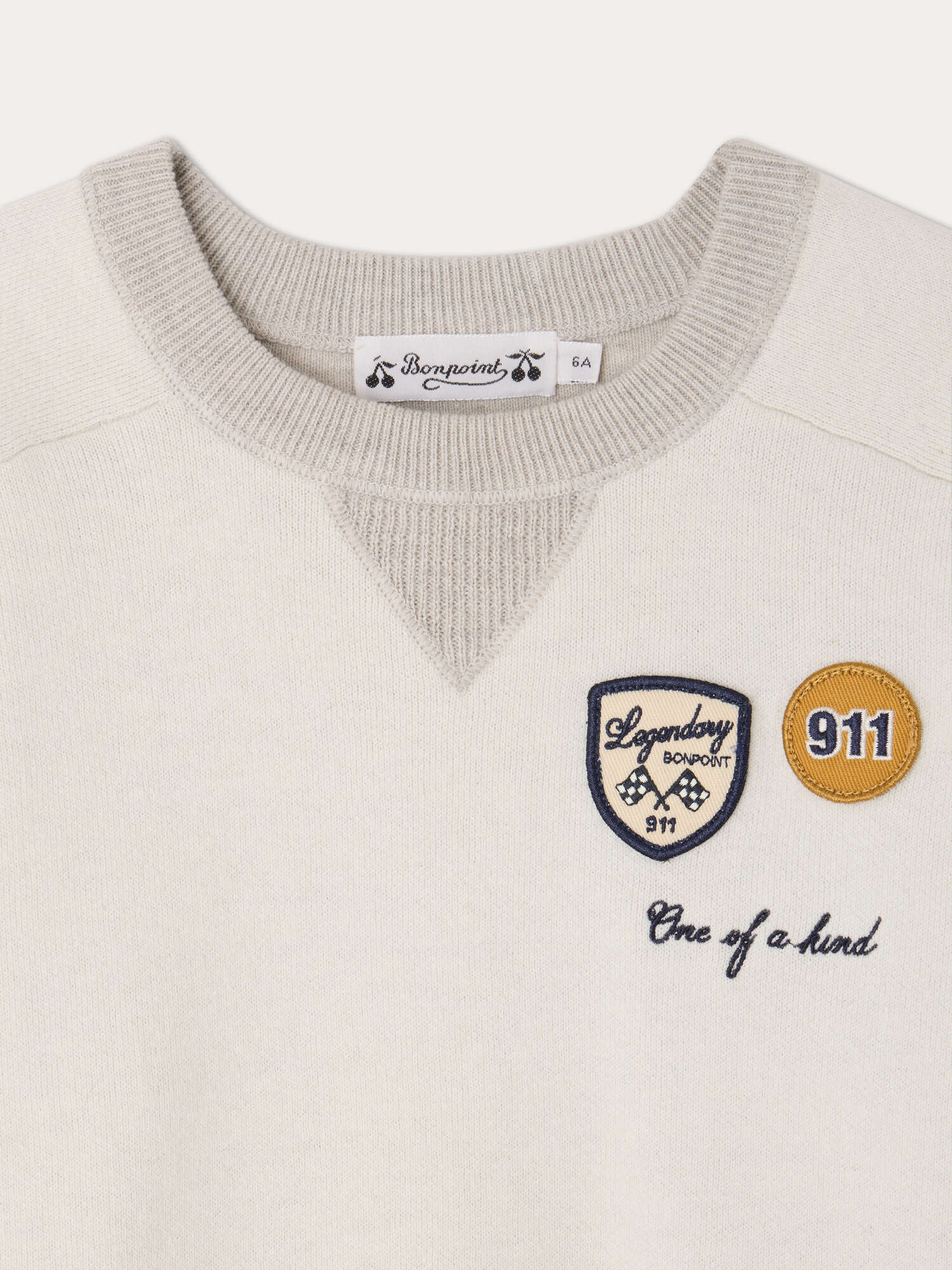 Bonpoint x Porsche Loxley sweater in organic cotton and cashmere - Image 4