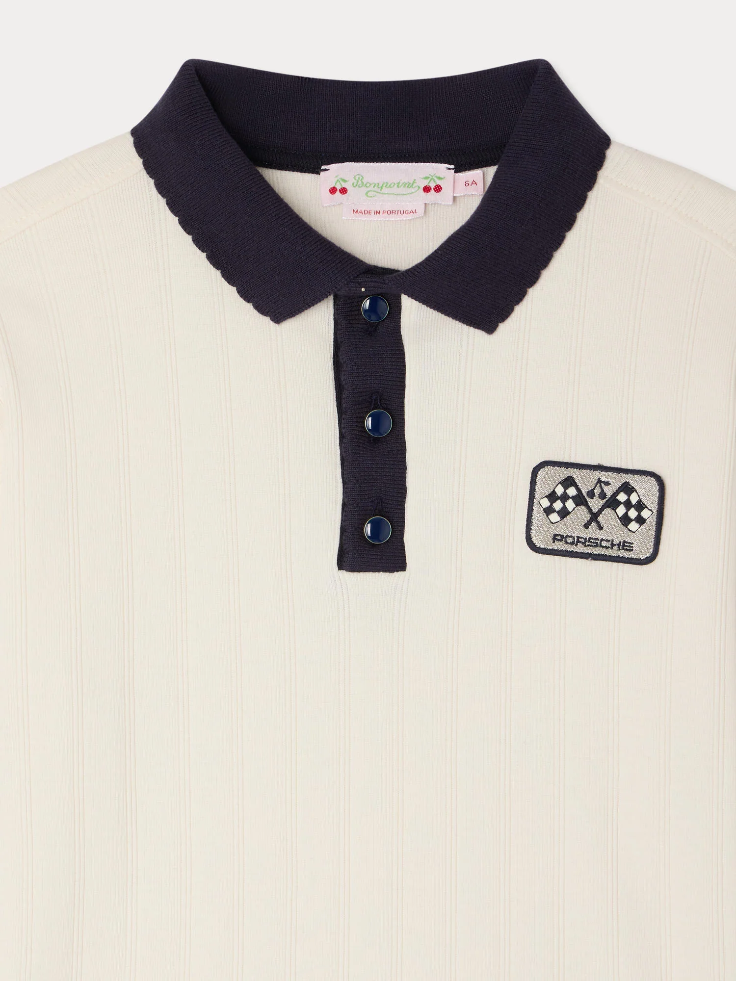Bonpoint x Porsche Lycoris polo shirt in organic cotton - Image 4