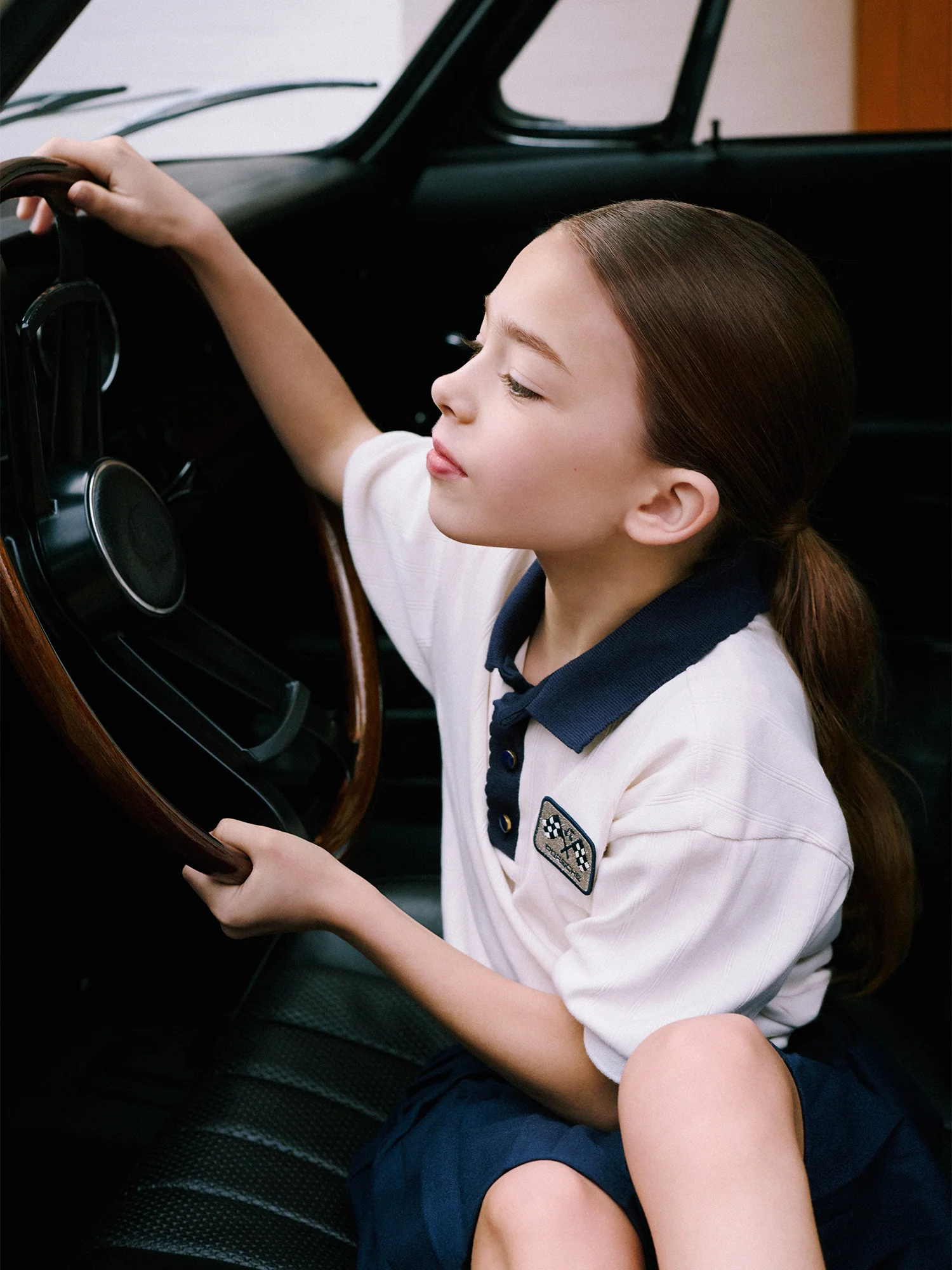 Bonpoint x Porsche Lycoris polo shirt in organic cotton - Image 5