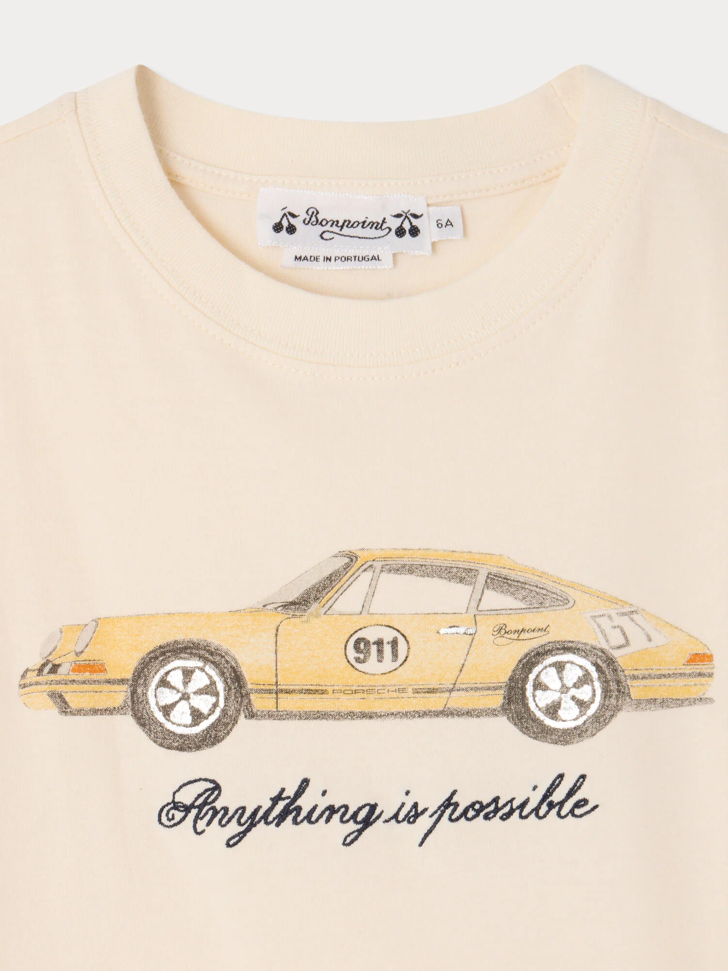 Bonpoint x Porsche Thibald printed organic cotton T-shirt - Image 3