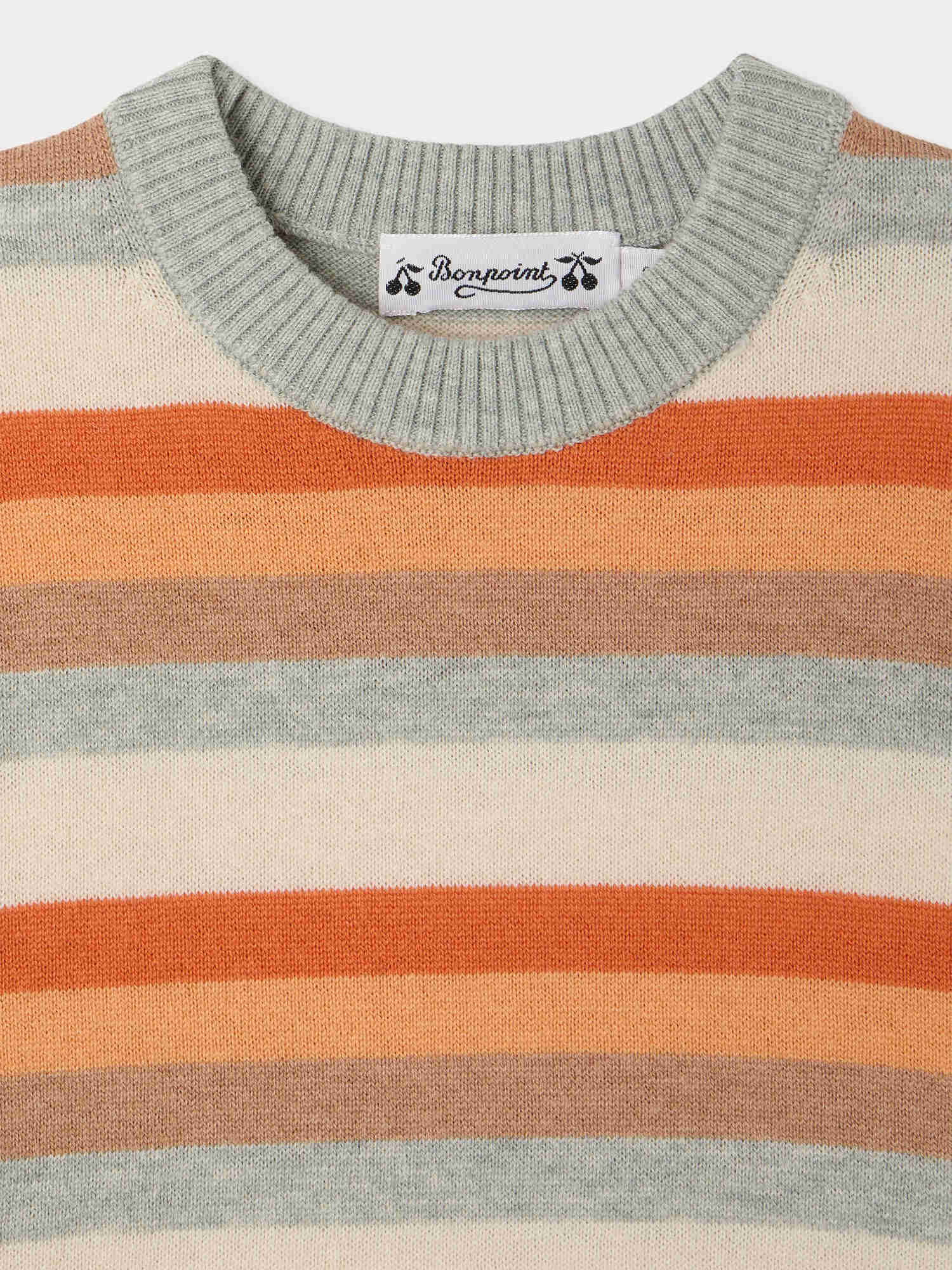 Branco sweater with multicolored stripes - Image 3