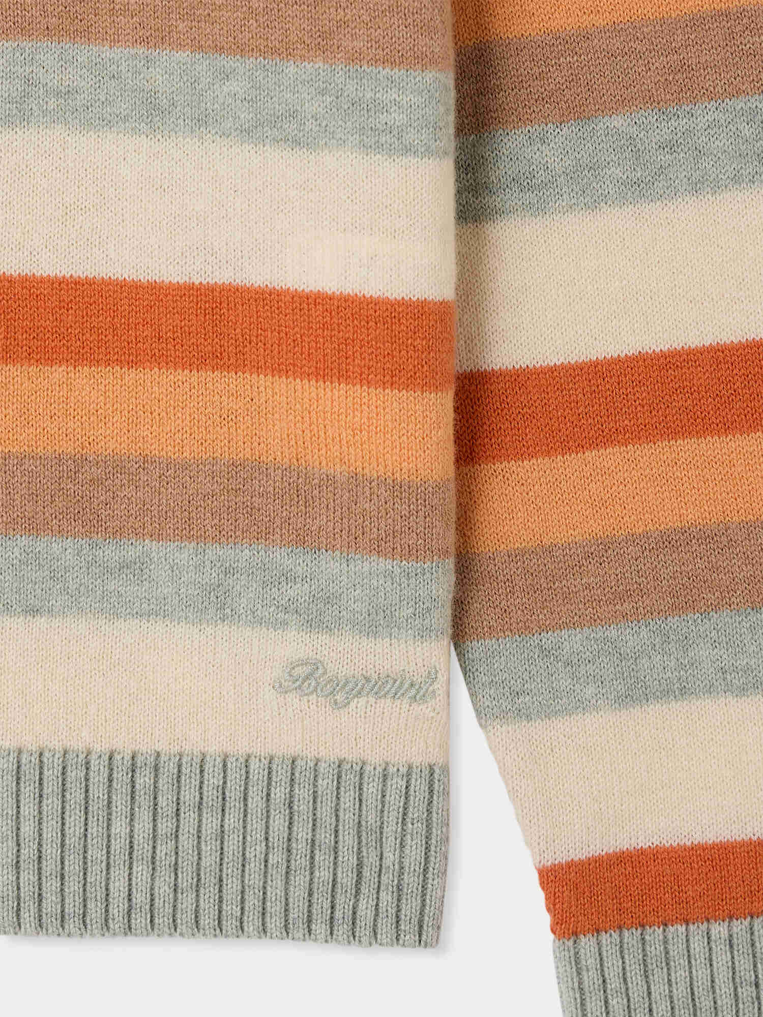 Branco sweater with multicolored stripes - Image 4