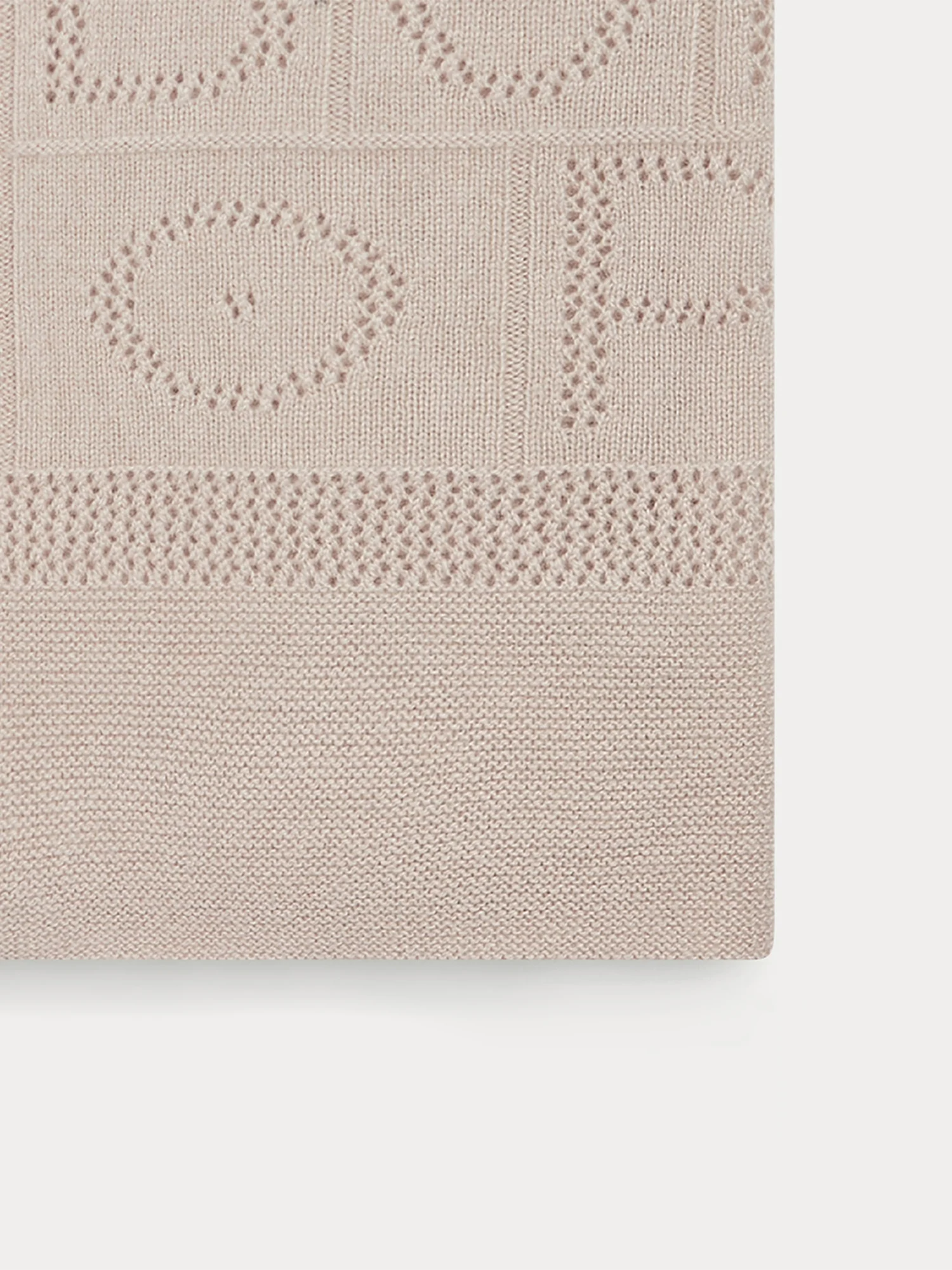 Cashmere Blanket for Baby puce - Image 2