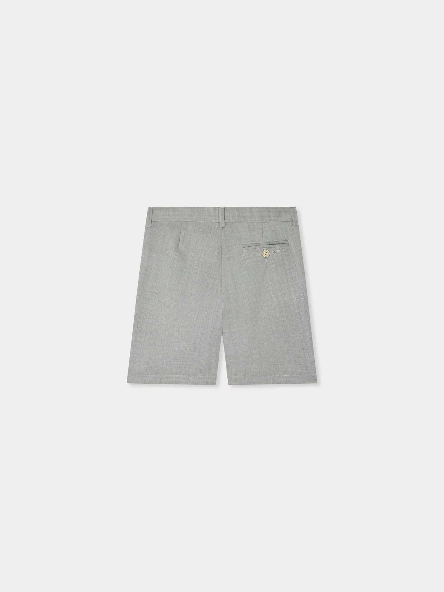 Charles suit Bermuda shorts with pleats - Image 2