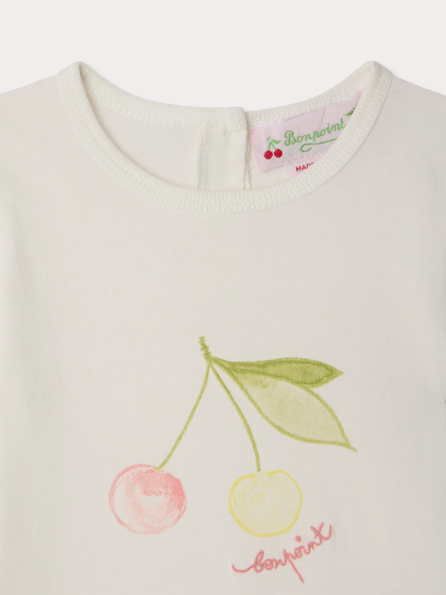 Cira printed and embroidered t-shirt in organic cotton - Image 3