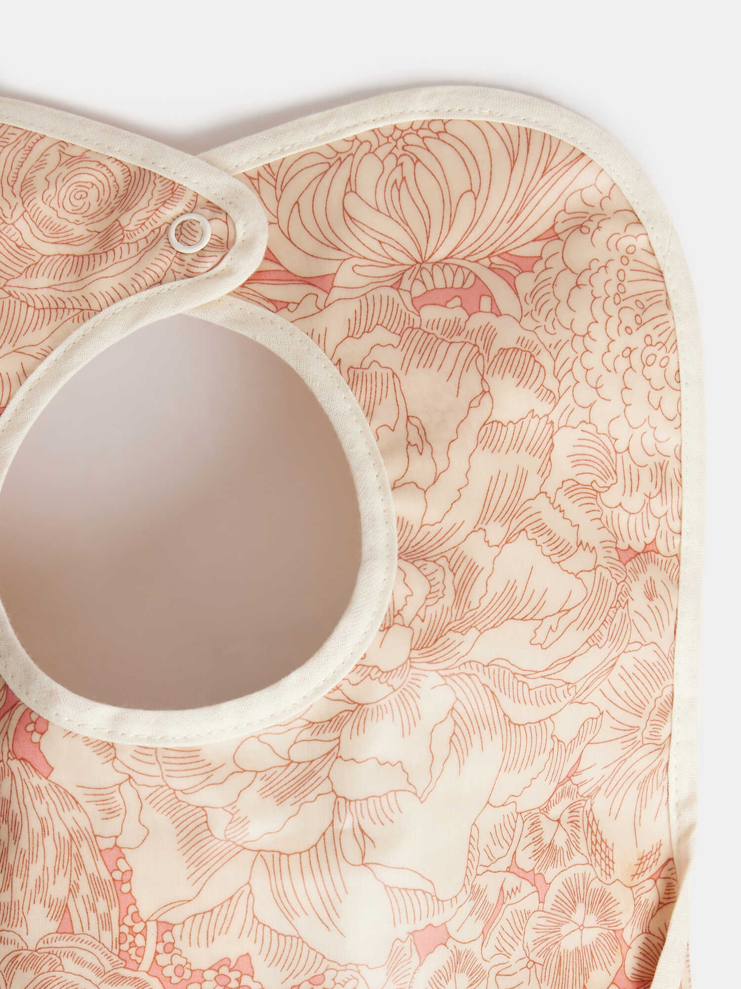 Clip coated bib in Liberty organic cotton fabric - Image 2