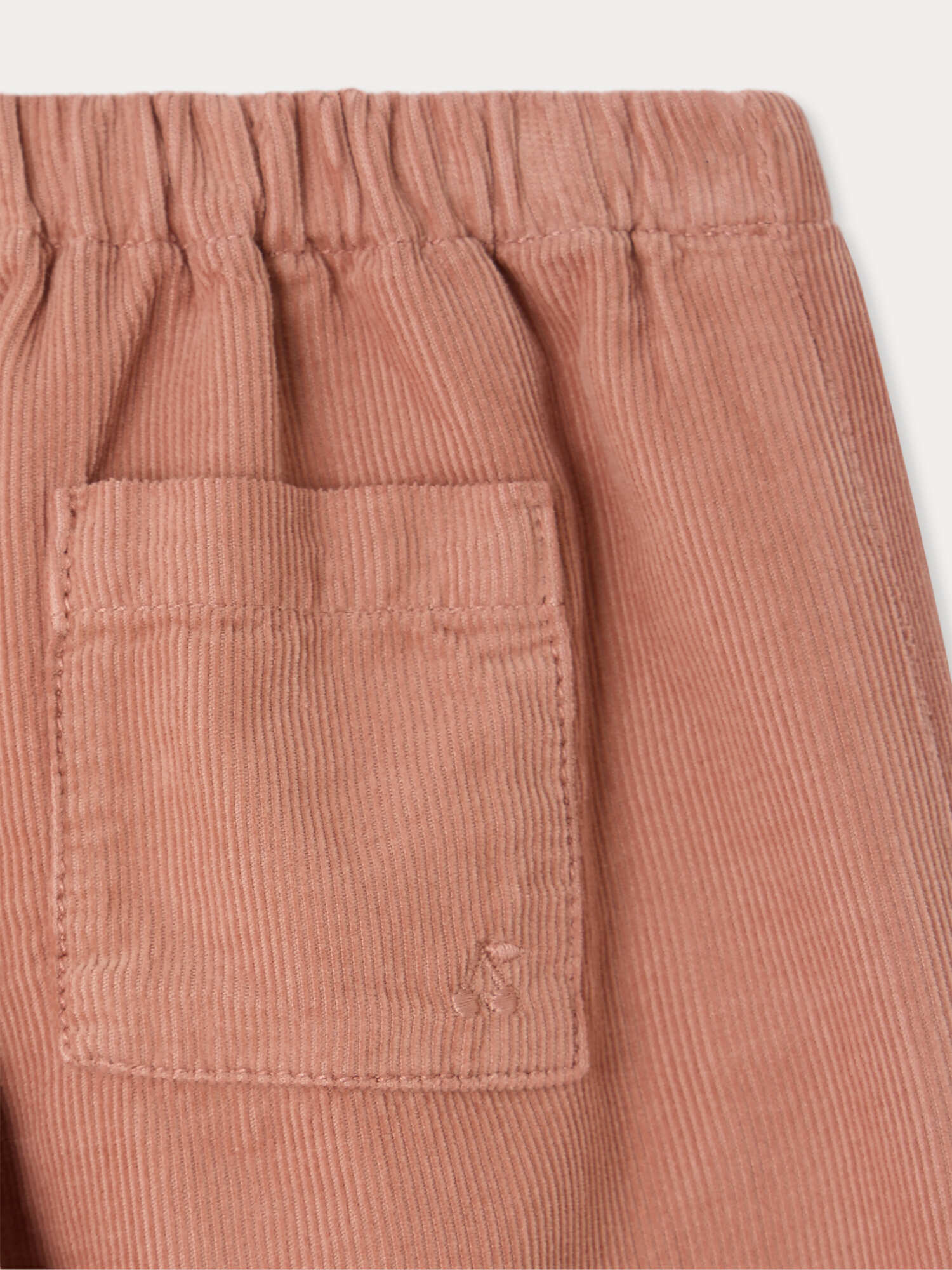 Dandy pink baby pants in organic cotton - Image 3