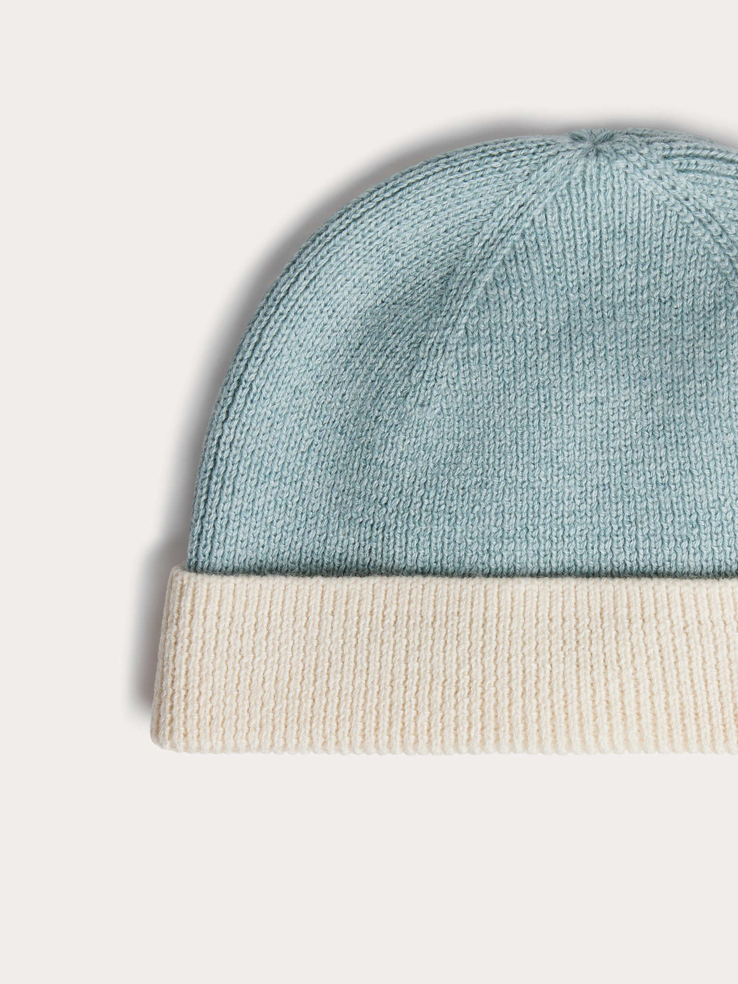 Darbo blue wool and cotton beanie - Image 2