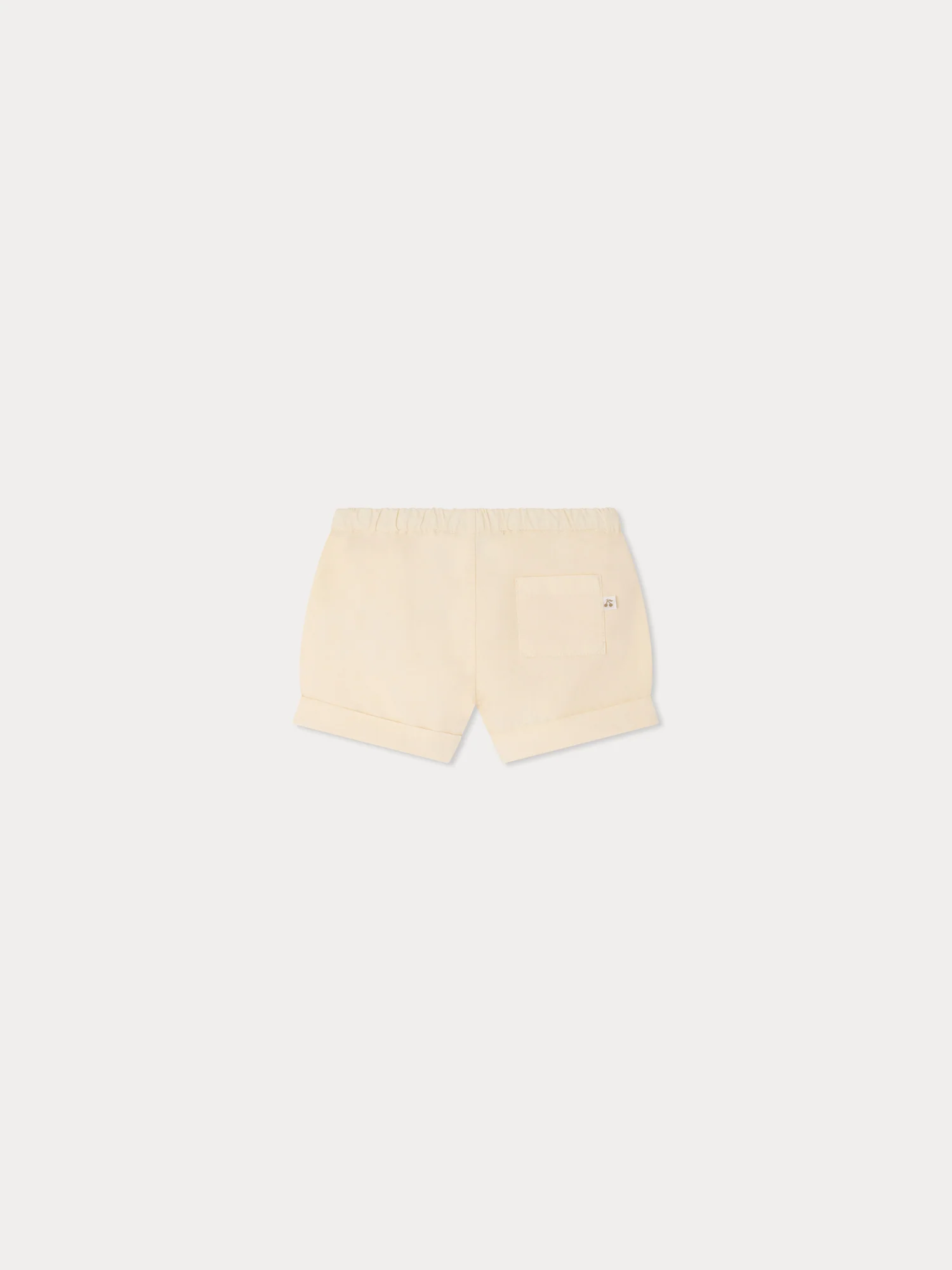 Ecady beige shorts made from organic cotton - Image 2