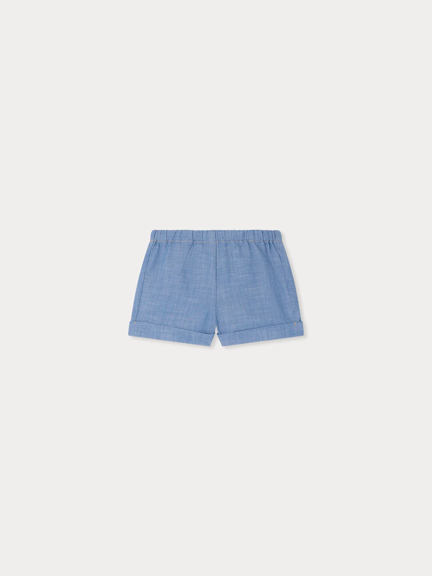 Ecady blue shorts in organic cotton
