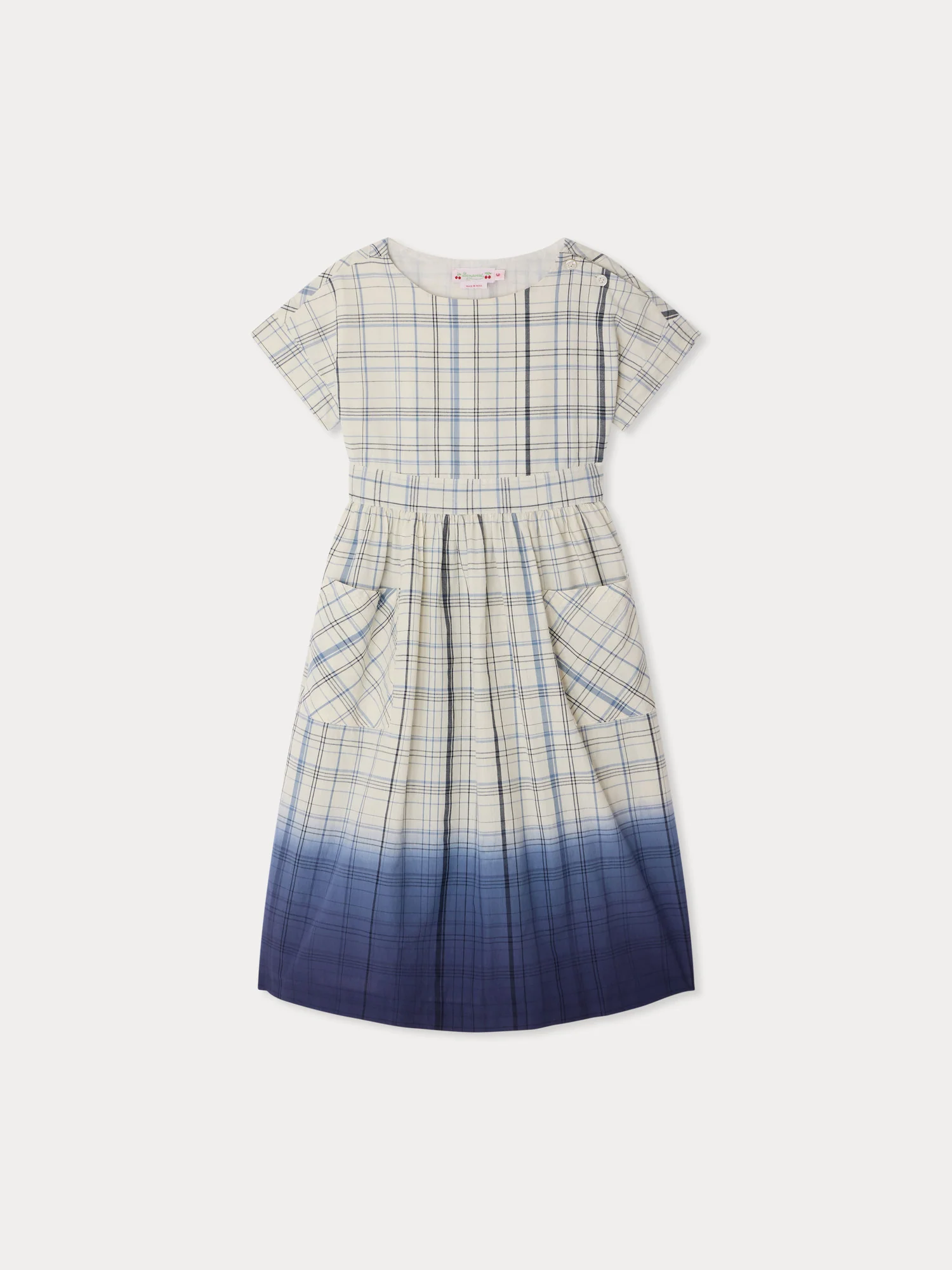 Edelweiss checkered and overdyed dress - Image 2