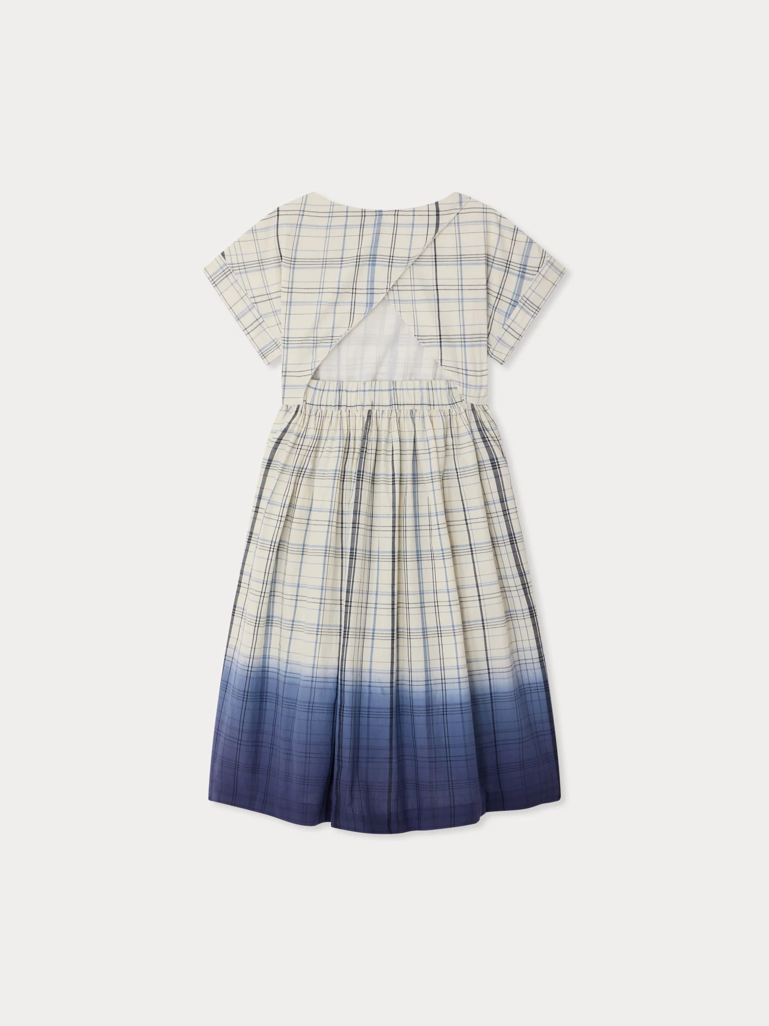 Edelweiss checkered and overdyed dress - Image 3