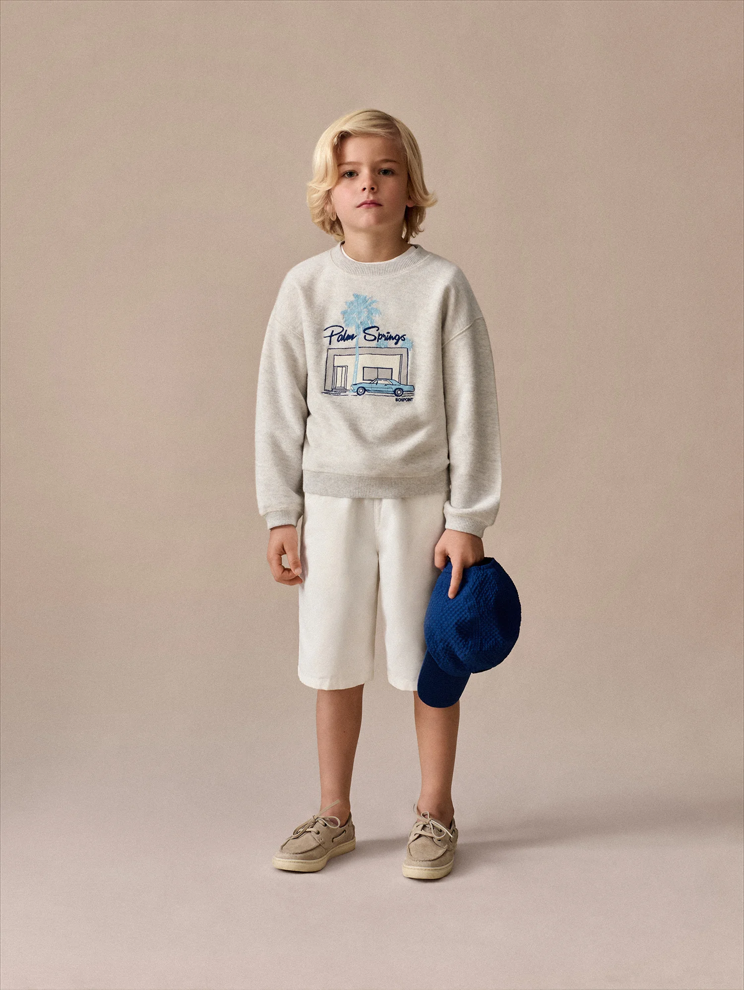 Elgar ecru organic cotton shorts - Image 4