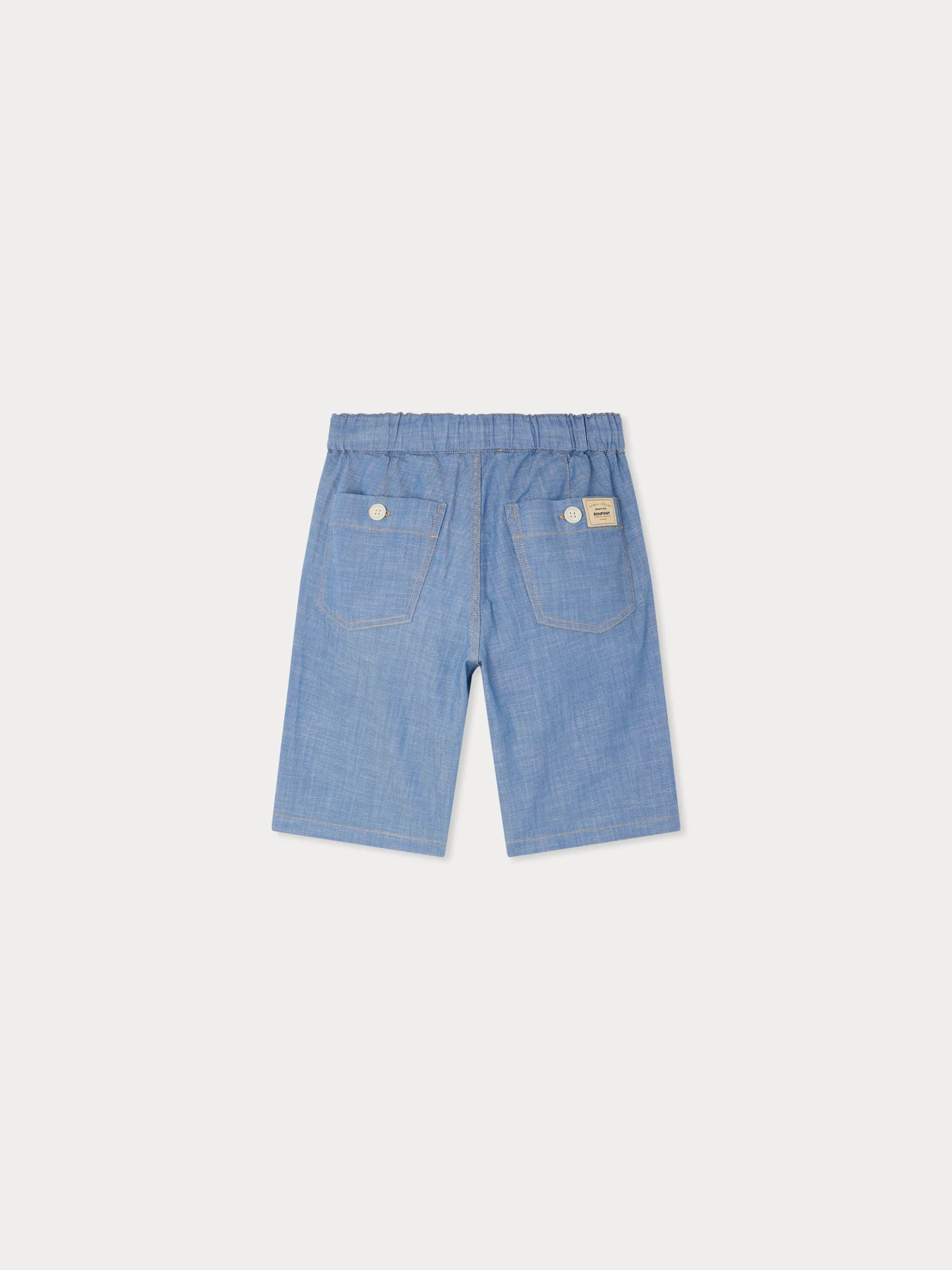 Elgar shorts in organic cotton chambray - Image 3