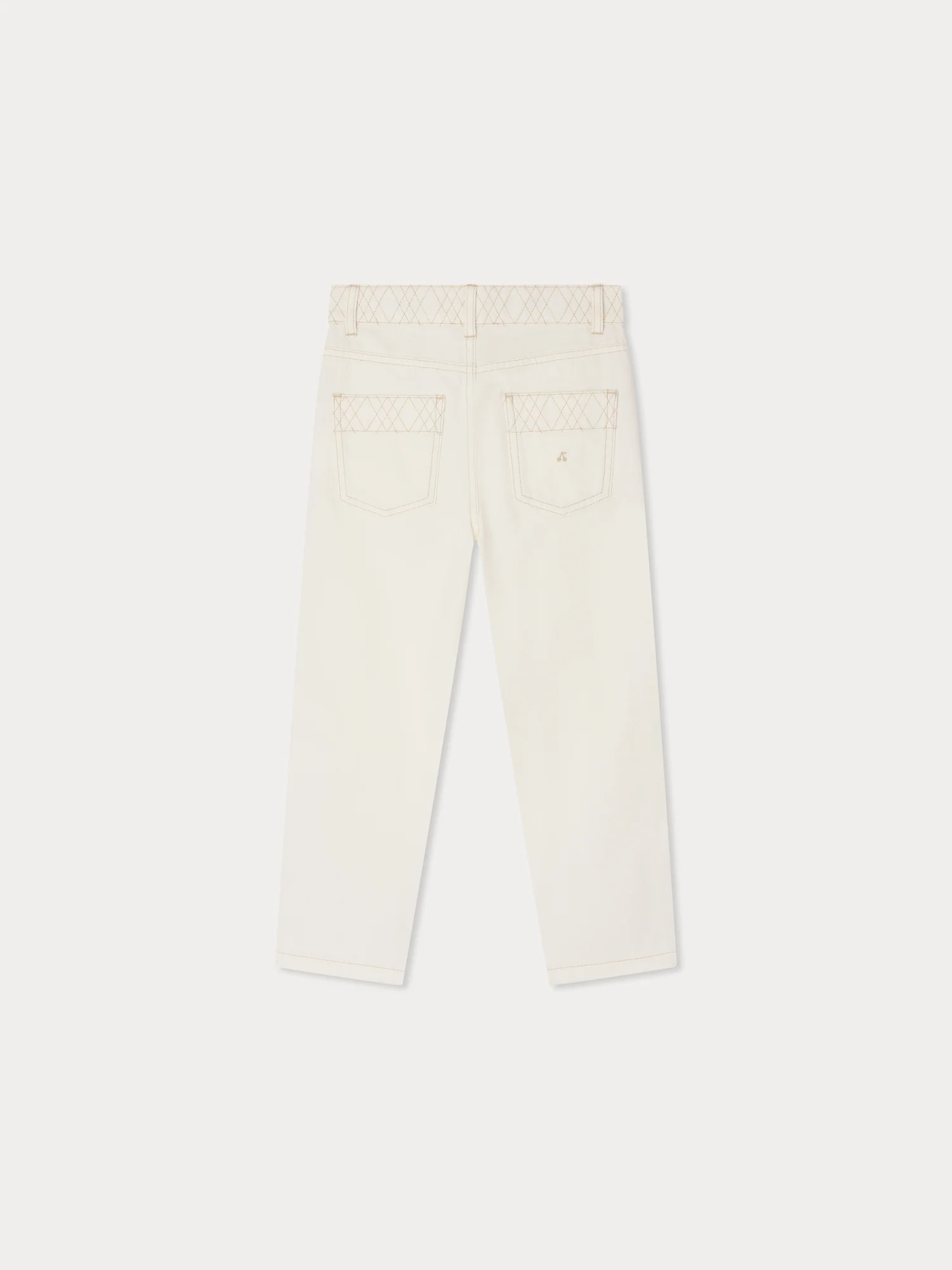 Eloha wide-leg embroidered trousers in organic cotton - Image 3