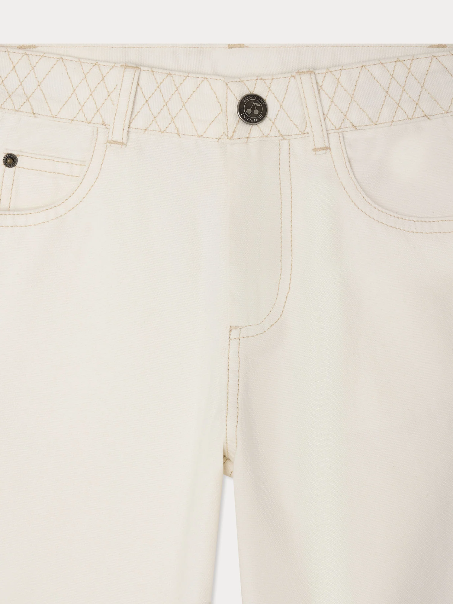 Eloha wide-leg embroidered trousers in organic cotton - Image 4