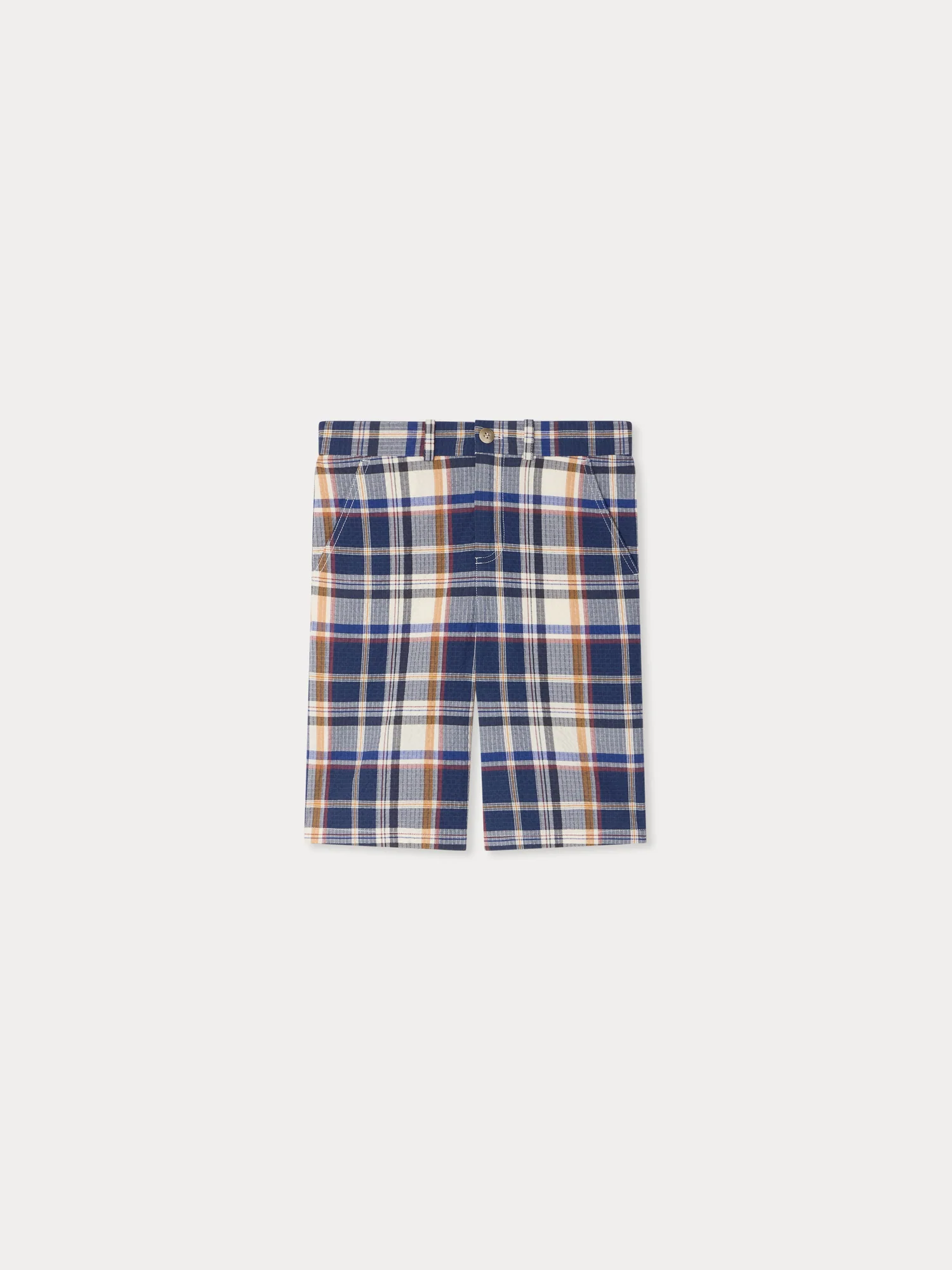 Elois tartan shorts in organic cotton