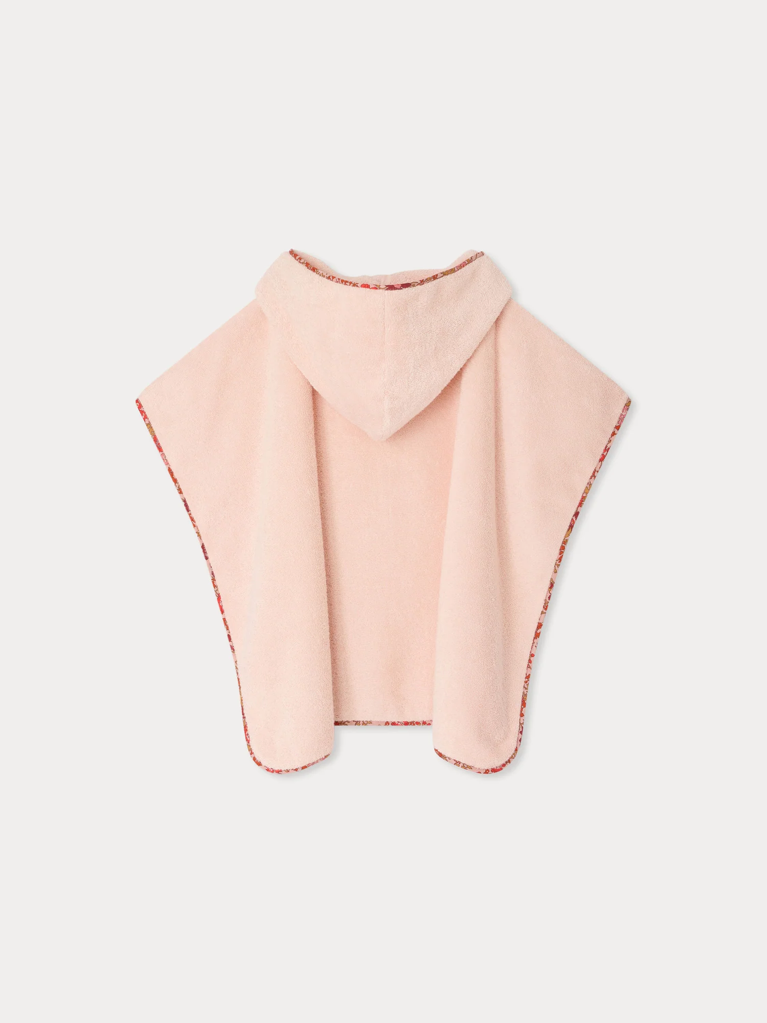 Eneri bath poncho with Liberty fabric bias binding in organic cotton - Image 2