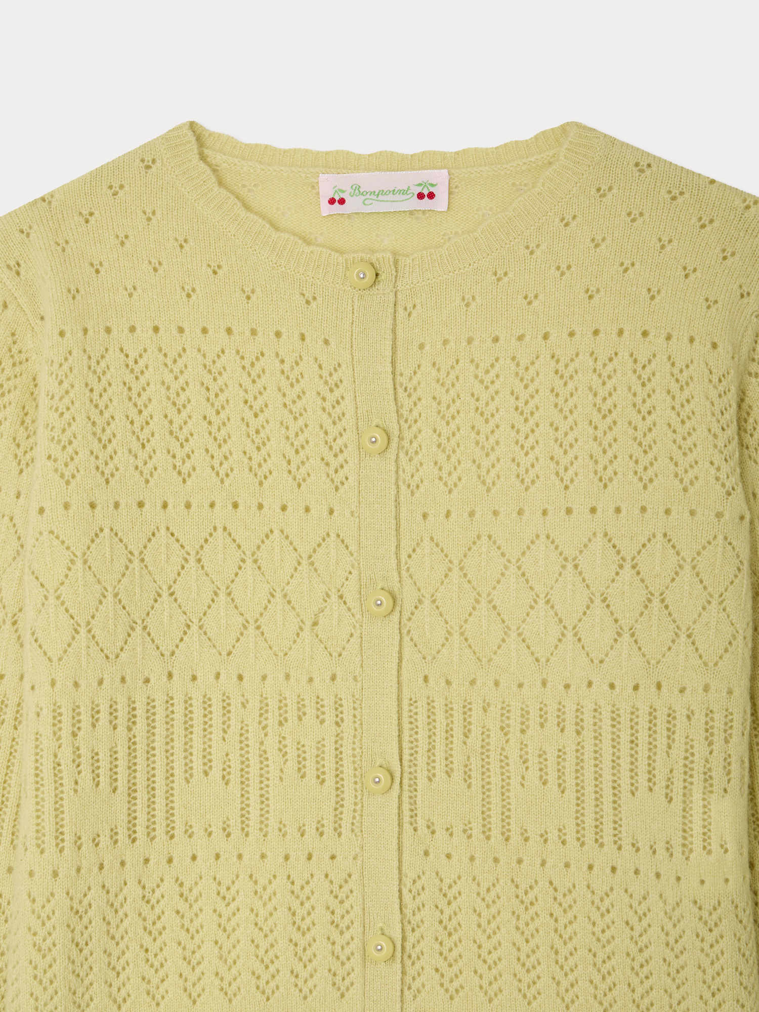 Enza round-neck cashmere cardigan - Image 3