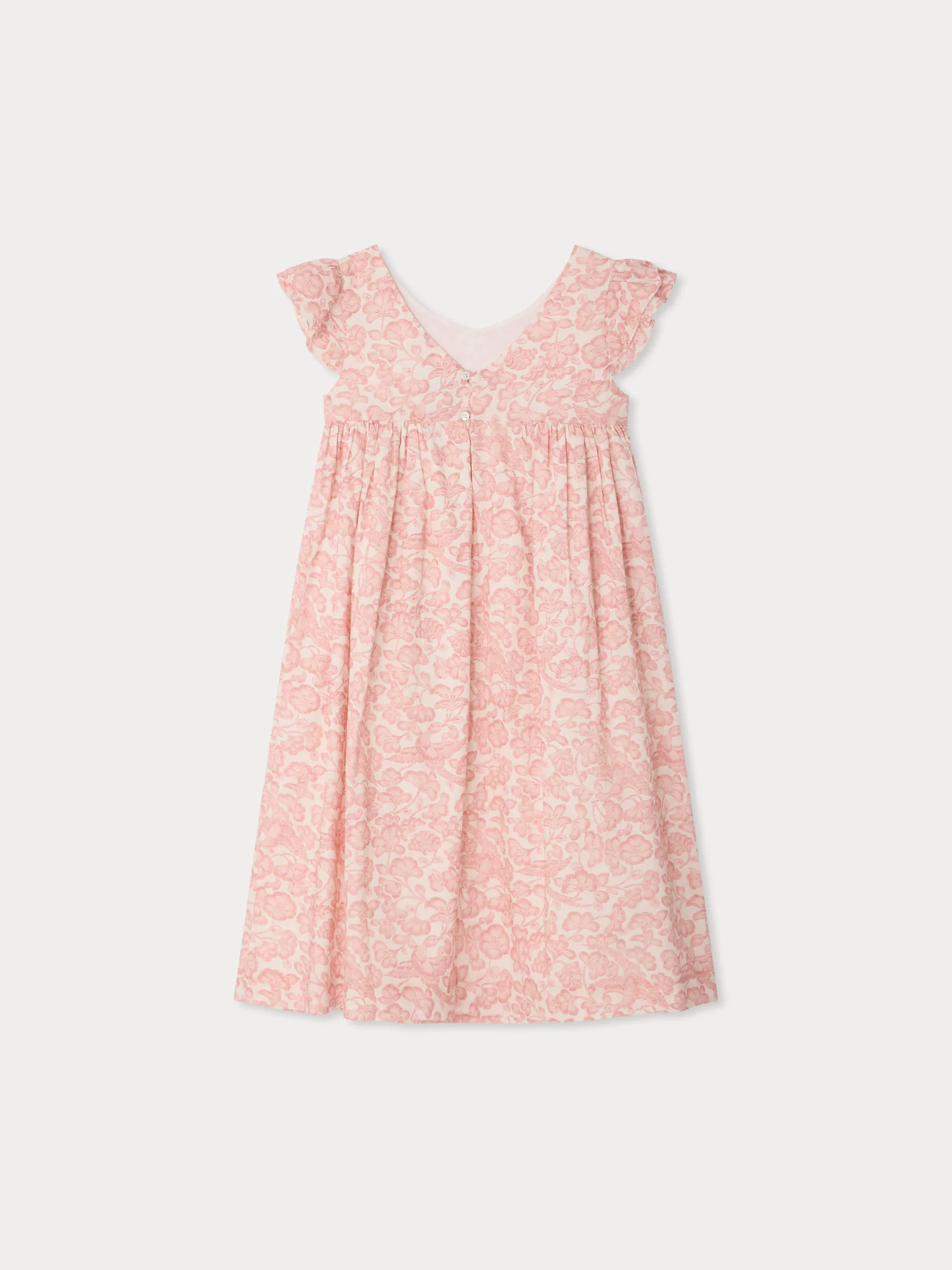 Galantine dress in organic cotton voile - Image 3