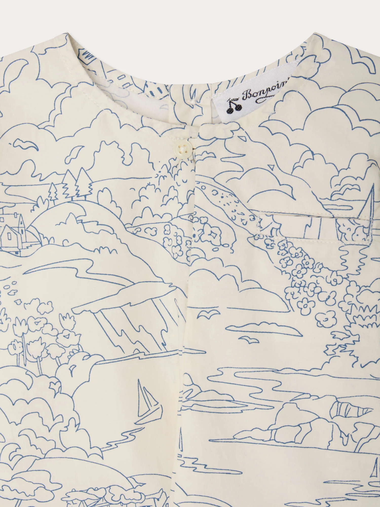 Gaugin tunic in Liberty fabric in organic cotton - Image 3
