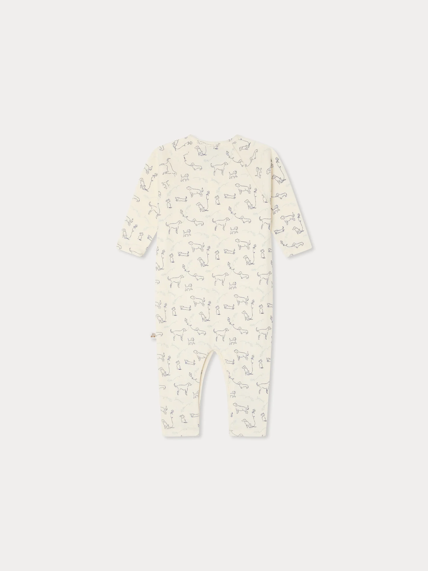 Georget pyjamas with dog print in organic cotton - Image 2