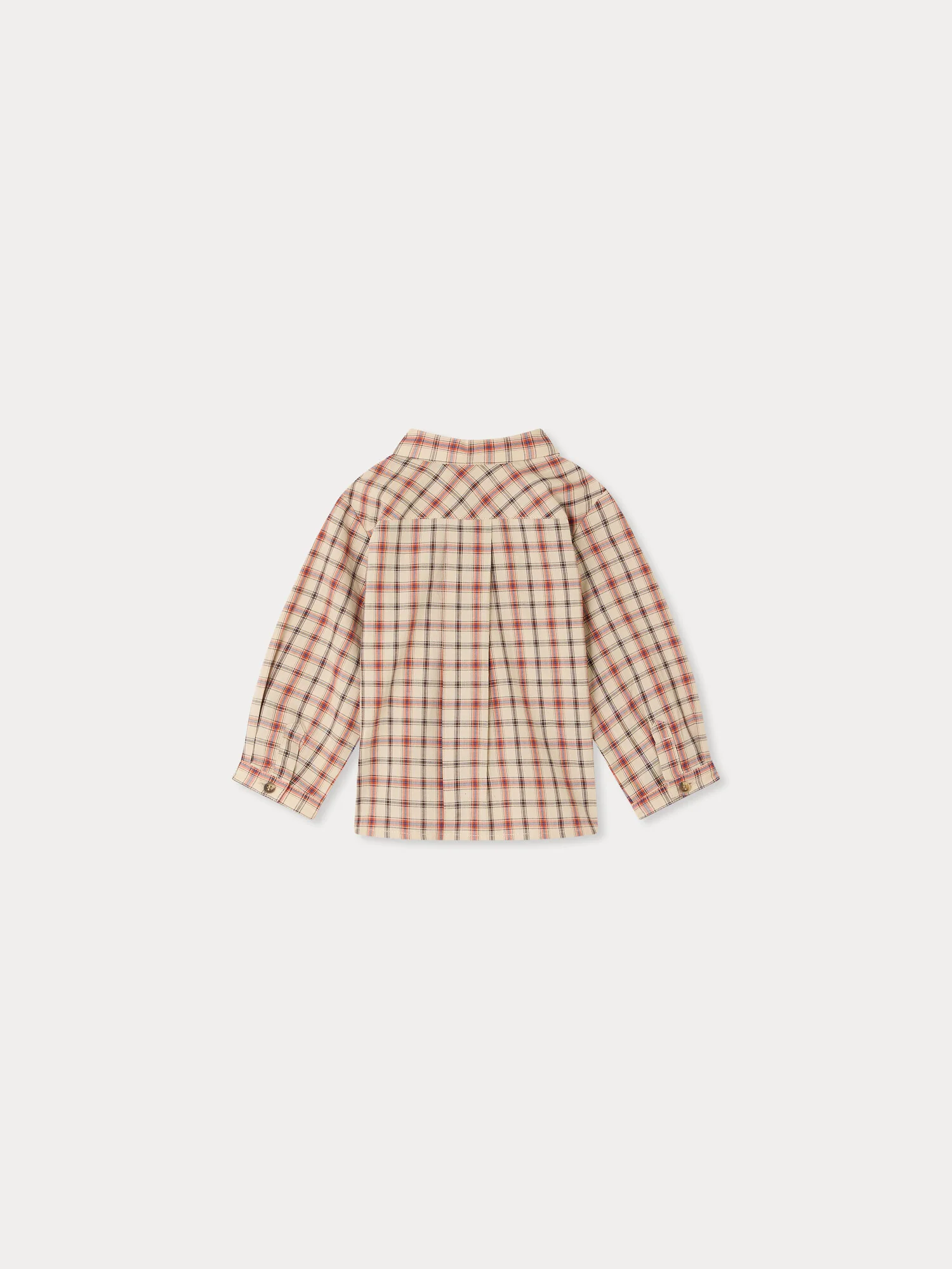 Gillo plaid baby shirt in organic cotton - Image 3