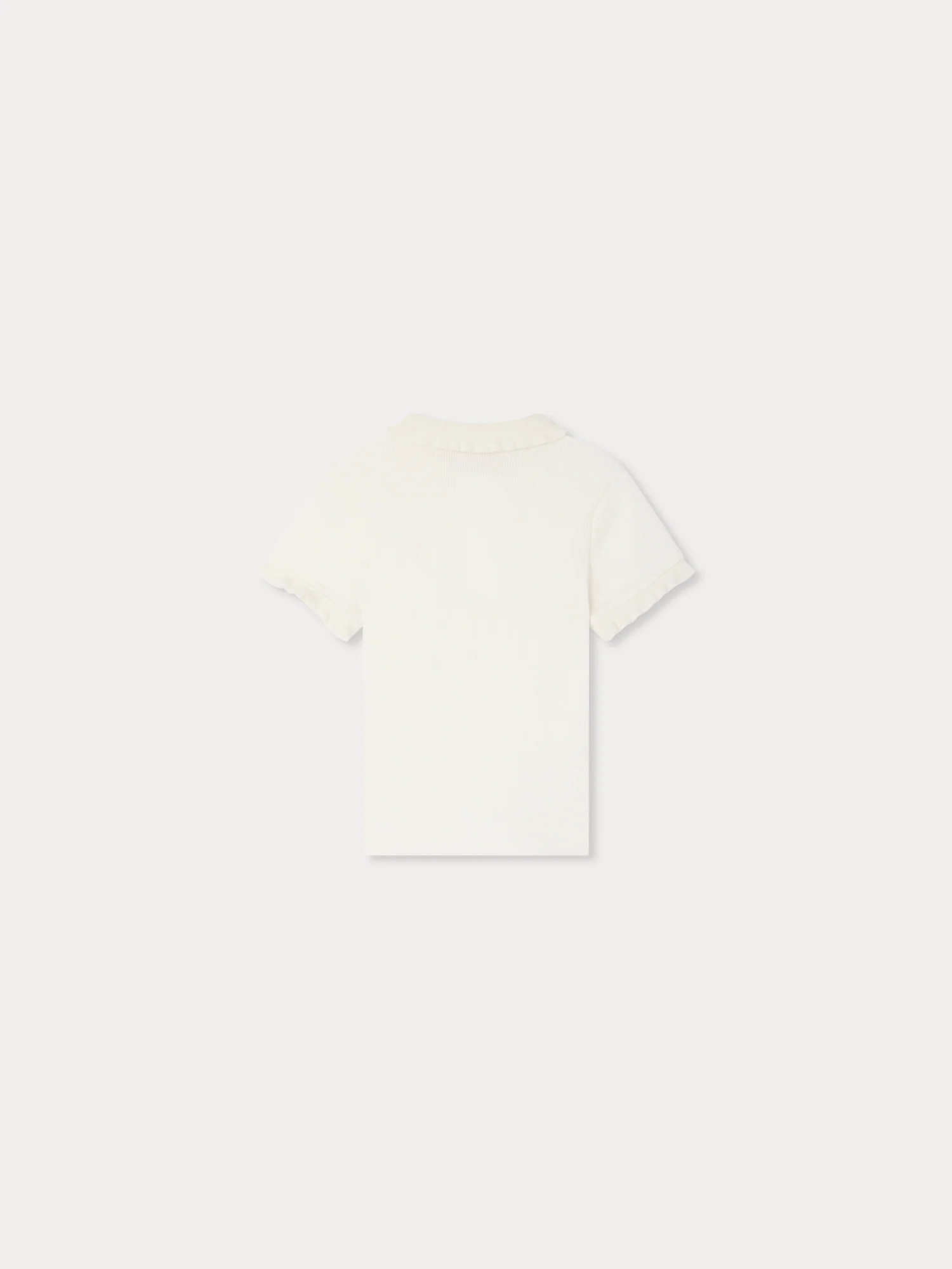 Gina cherry embroidered t-shirt in organic cotton - Image 2