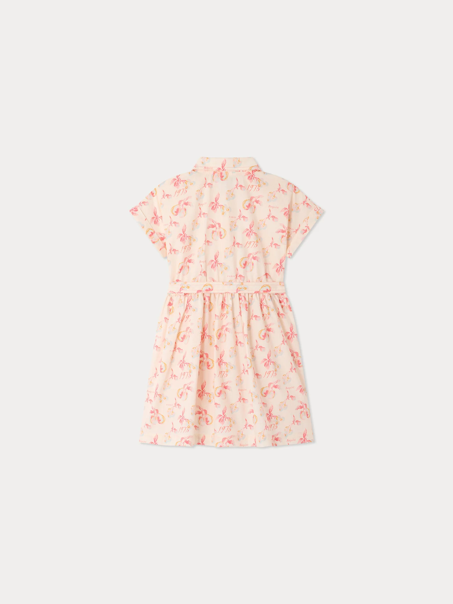 Gisèle dress with cherry print in organic cotton - Image 3