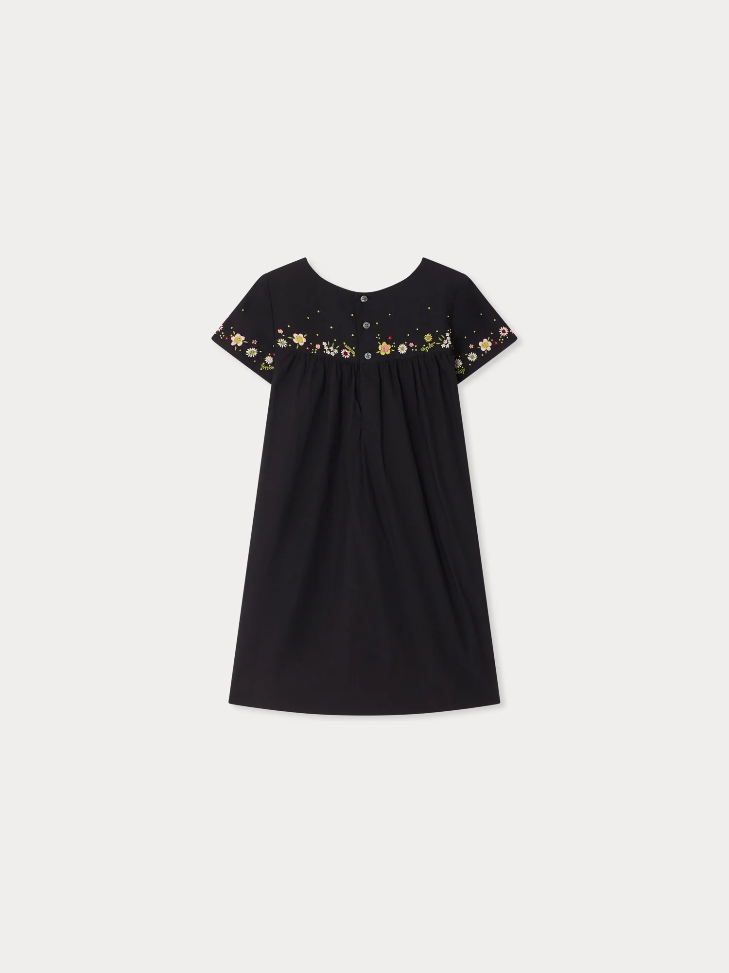 Hand-embroidered Arabesque dress in organic cotton poplin - Image 2
