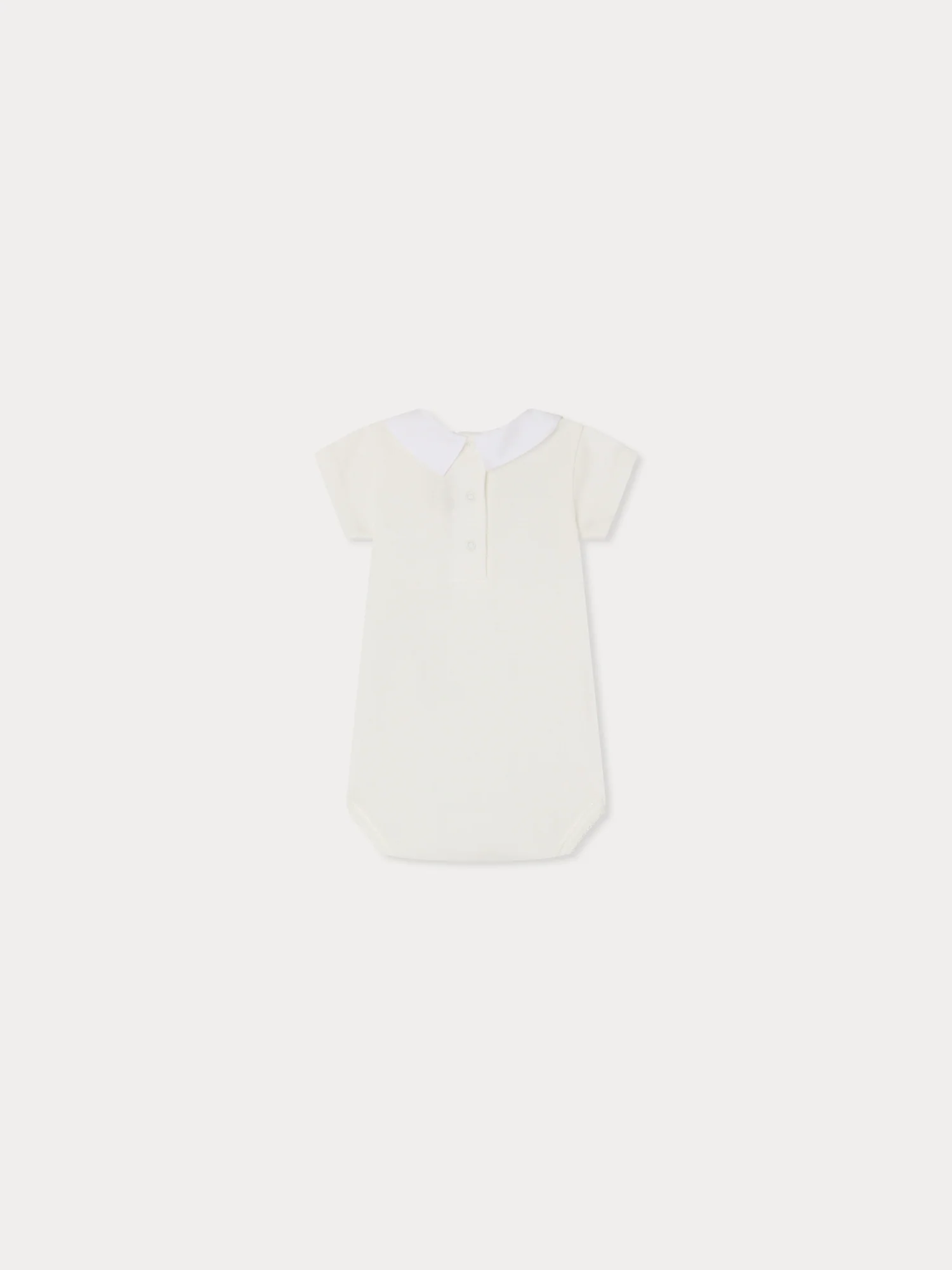 Hand-embroidered Juillet bodysuit in organic cotton - Image 2